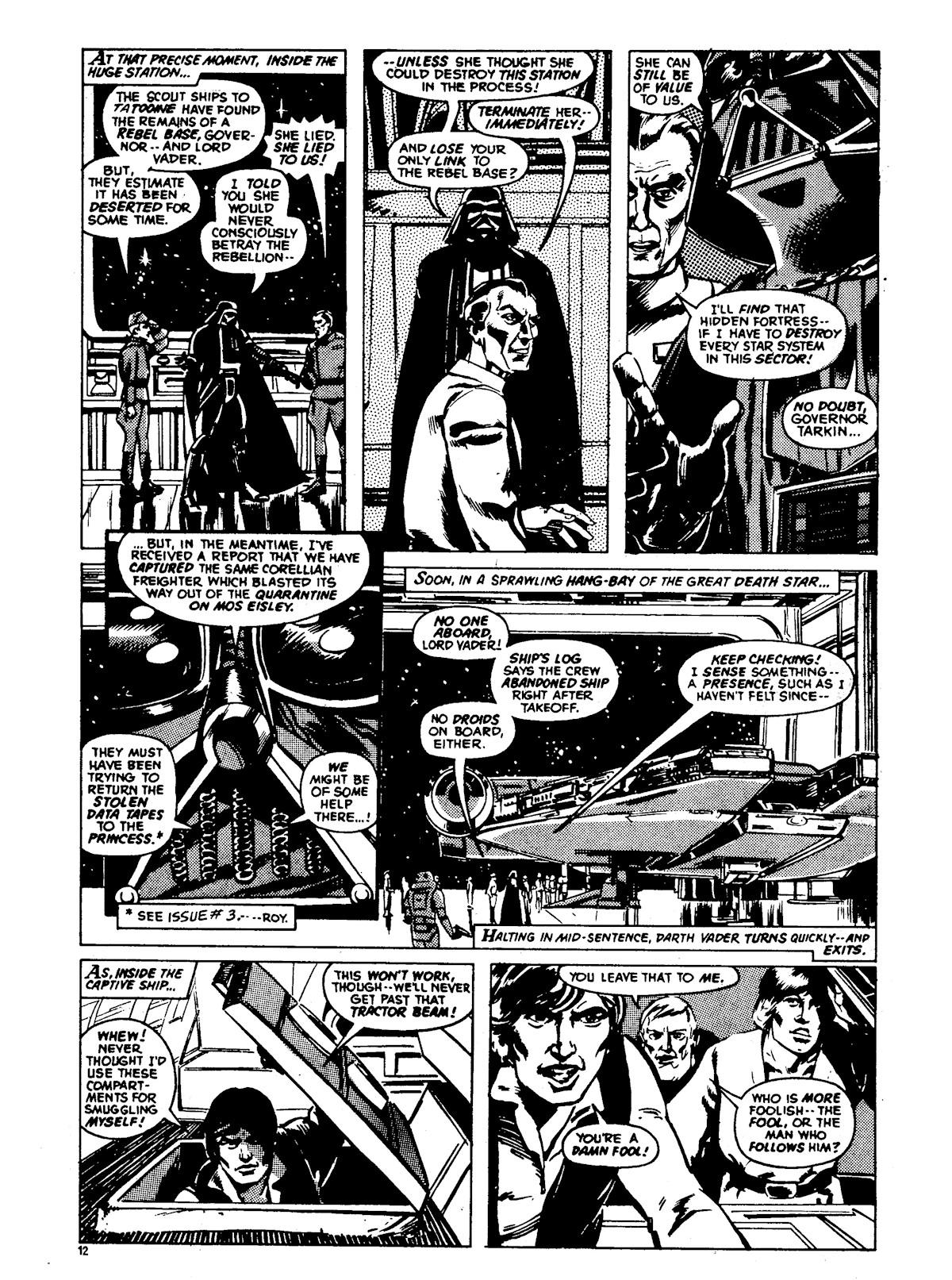 Read online Star Wars Weekly comic -  Issue #5 - 12