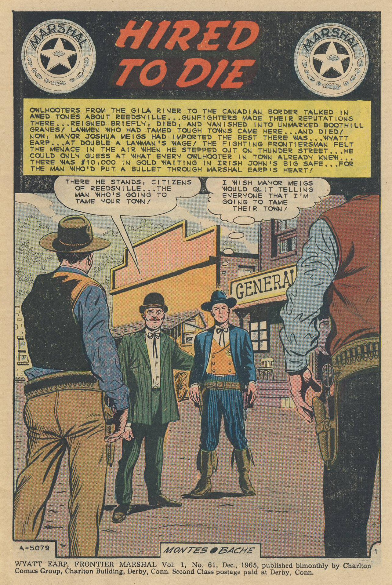 Read online Wyatt Earp Frontier Marshal comic -  Issue #61 - 3