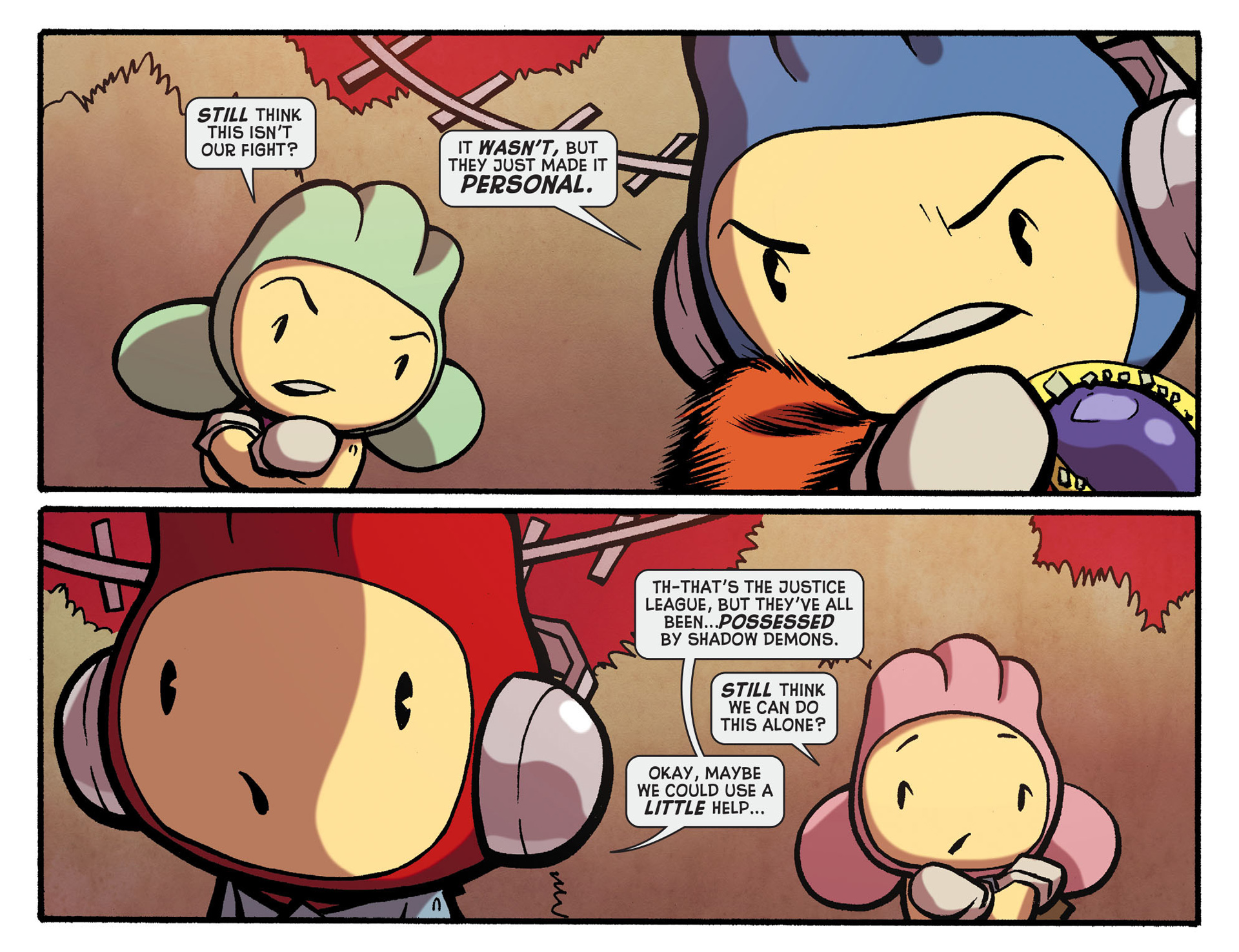 Read online Scribblenauts Unmasked: A Crisis of Imagination comic -  Issue #16 - 9
