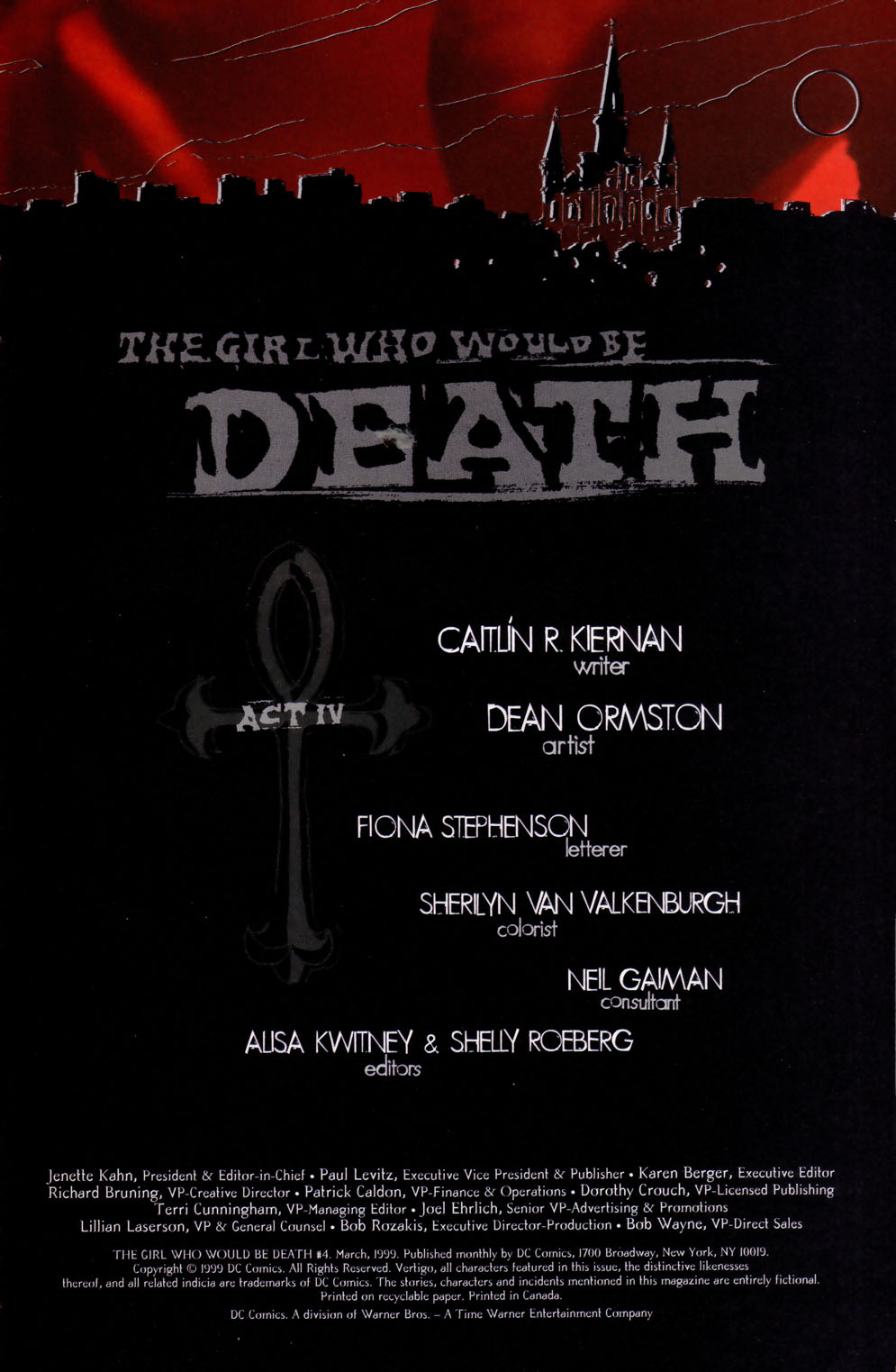 Read online The Girl Who Would Be Death comic -  Issue #4 - 2
