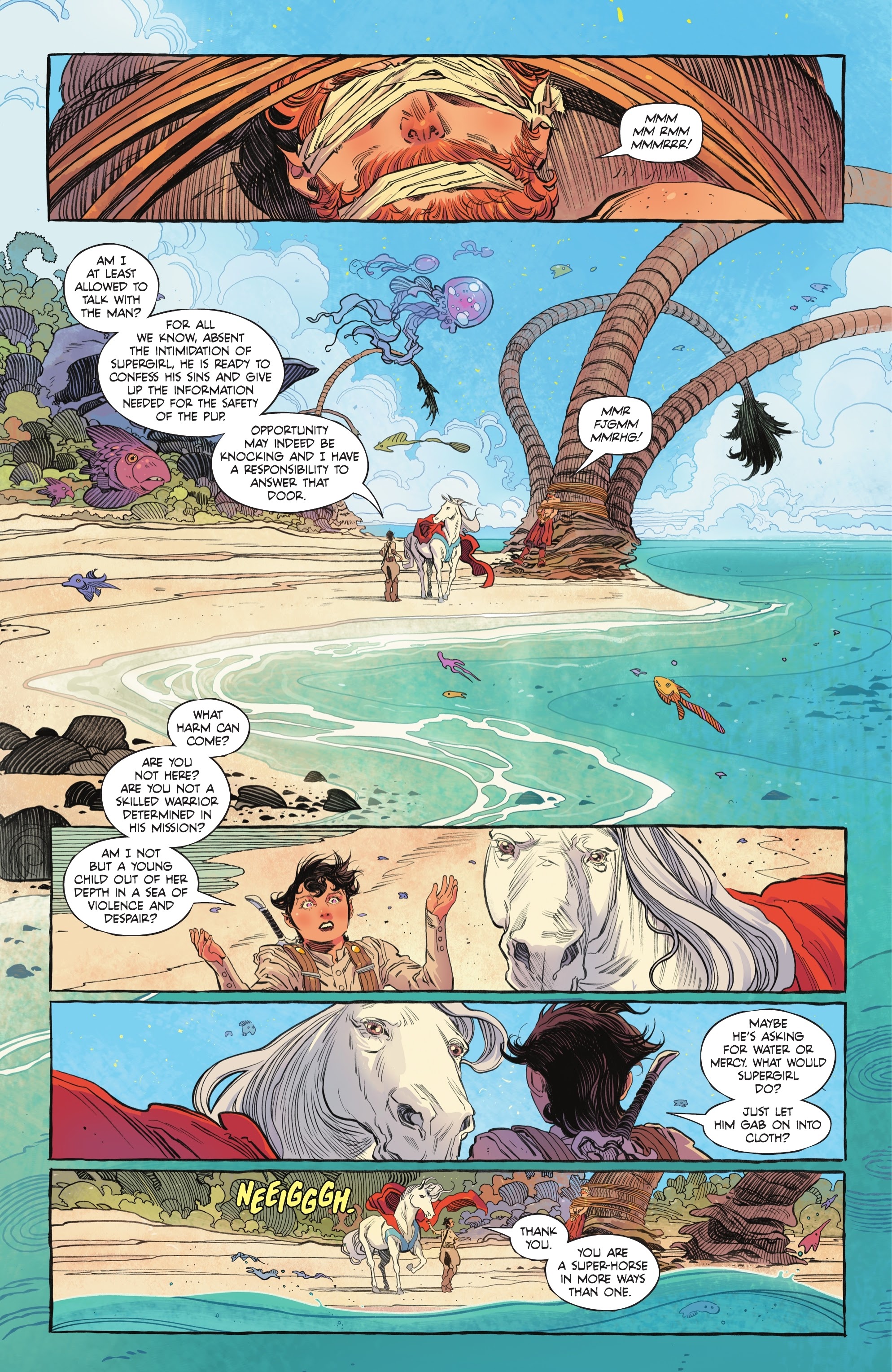 Read online Supergirl: Woman of Tomorrow comic -  Issue #7 - 11