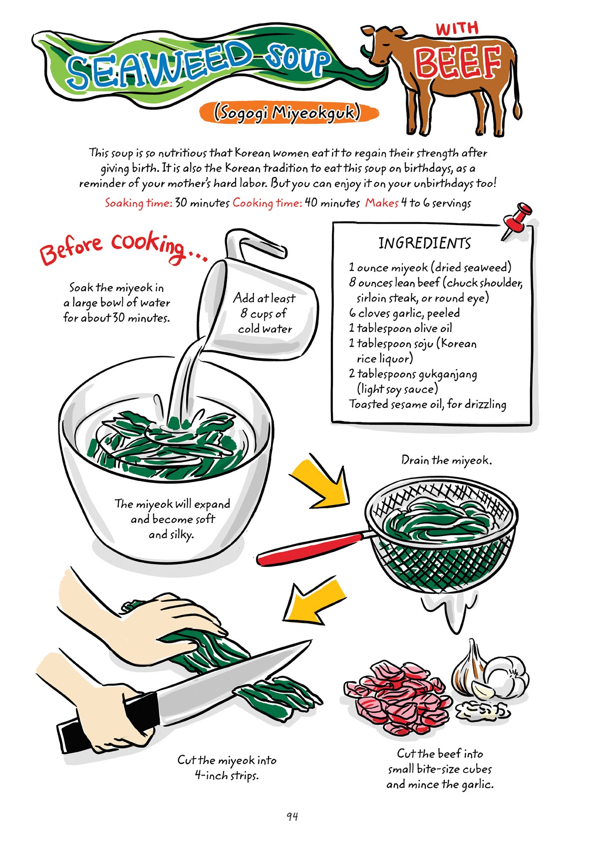 Read online Cook Korean! A Comic Book With Recipes comic -  Issue # TPB (Part 1) - 93