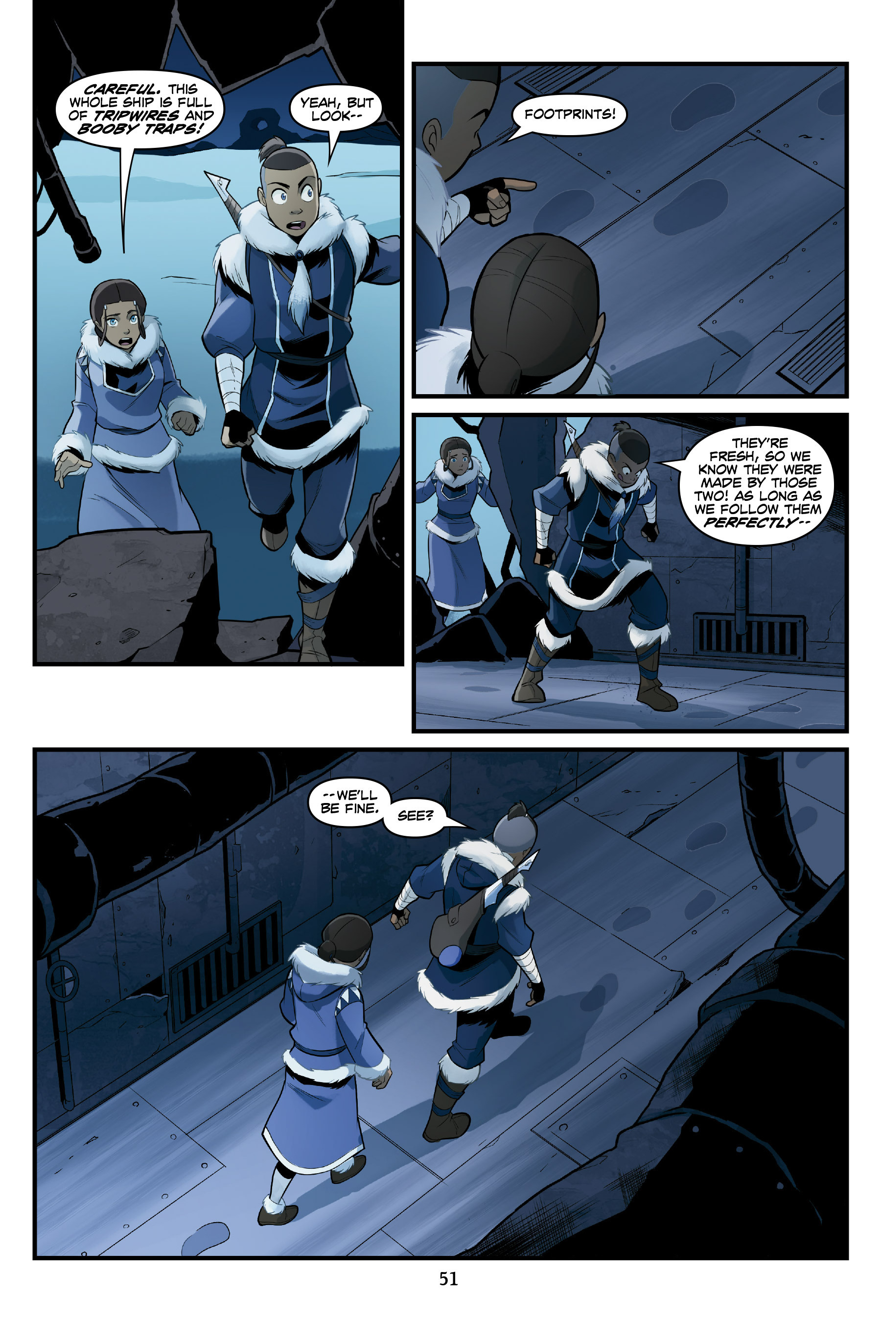 Read online Nickelodeon Avatar: The Last Airbender - North and South comic -  Issue #1 - 51