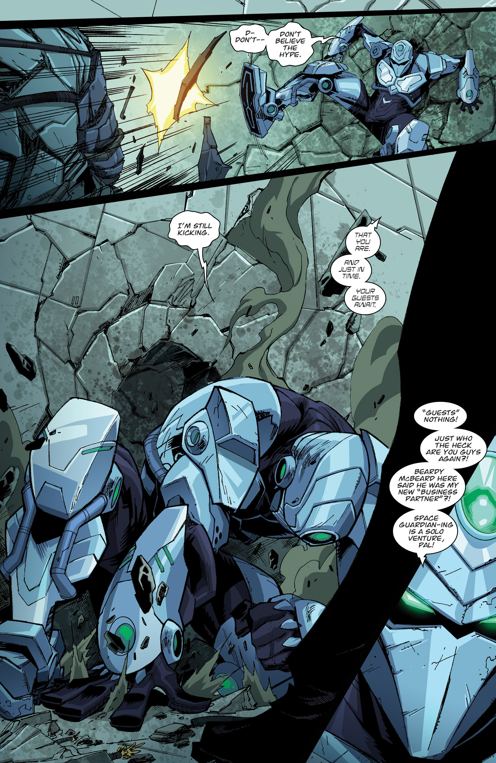 Read online Tech Jacket (2014) comic -  Issue #6 - 10