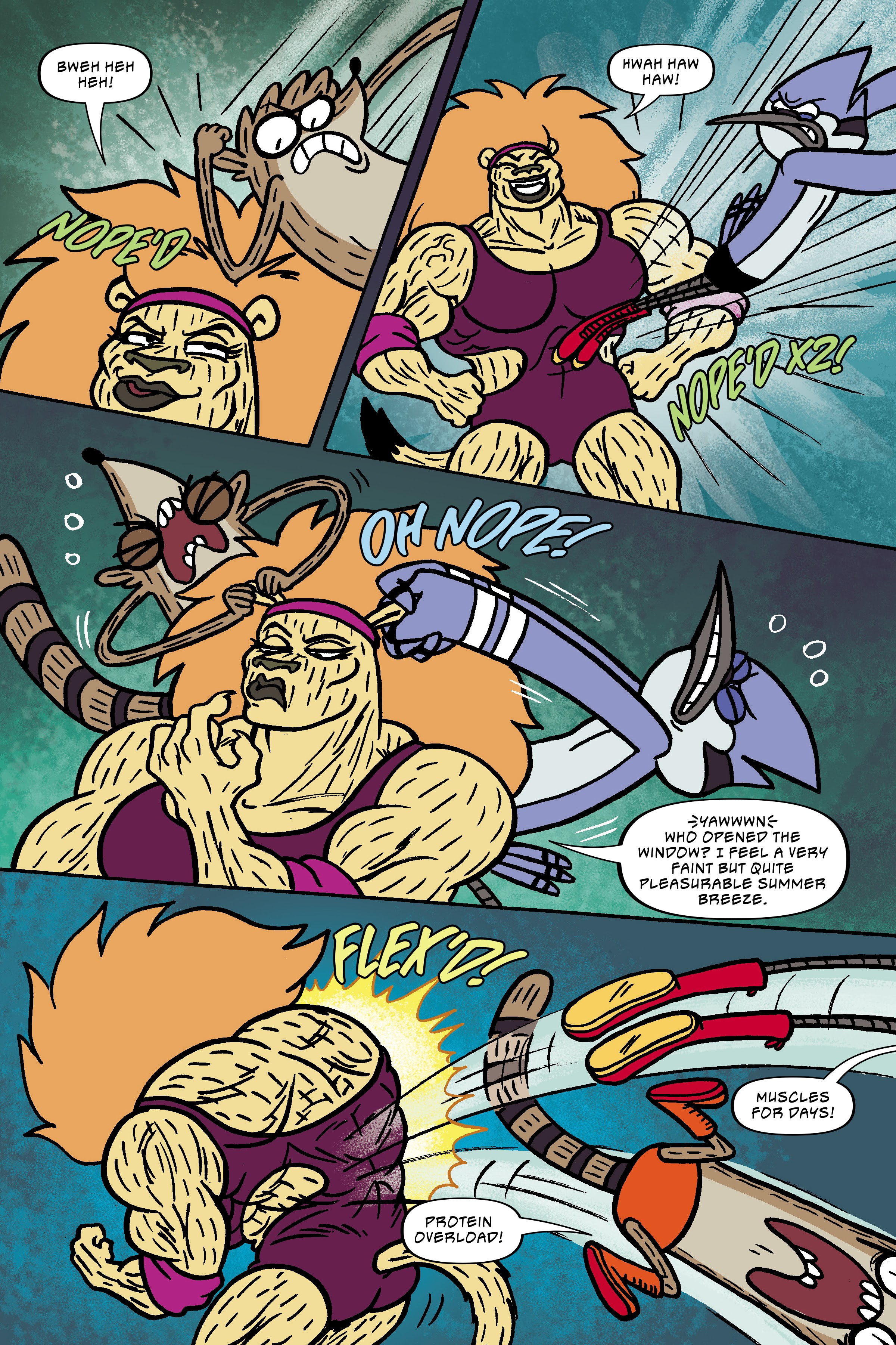 Read online Regular Show: Wrasslesplosion comic -  Issue # TPB - 85