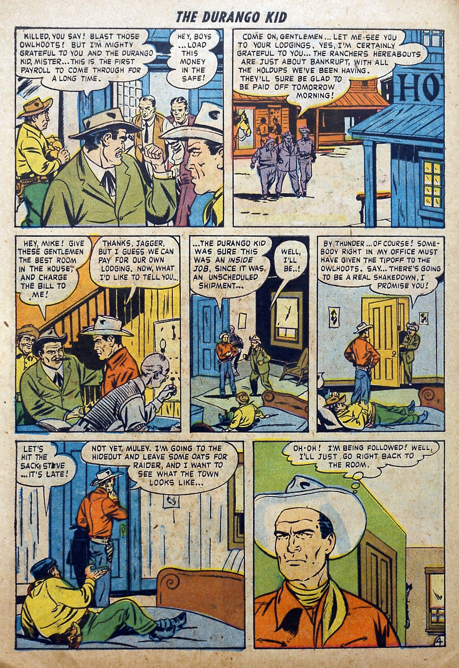 Read online Charles Starrett as The Durango Kid comic -  Issue #1 - 6