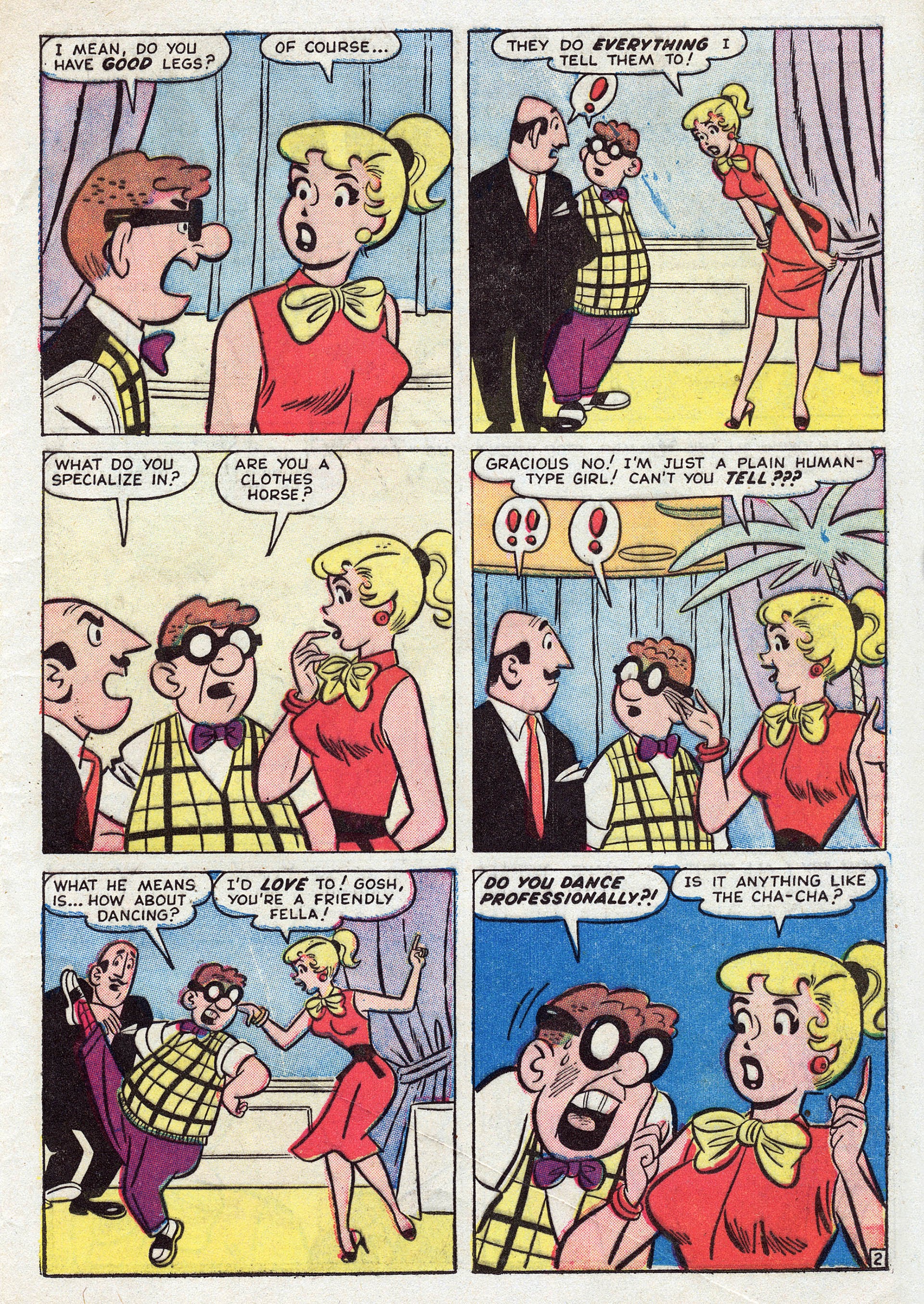 Read online Showgirls (1957) comic -  Issue #4 - 21