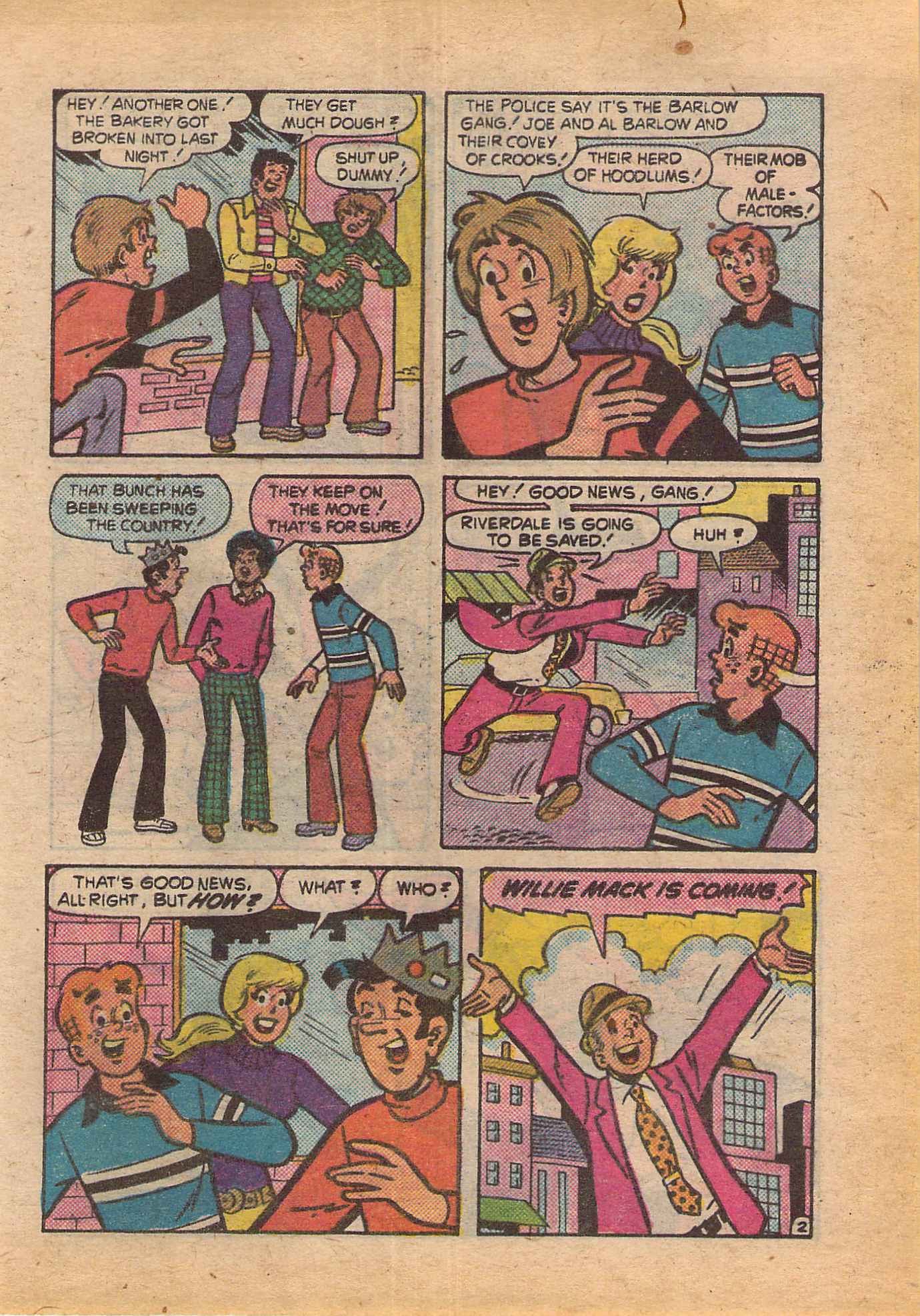 Read online Archie's Double Digest Magazine comic -  Issue #34 - 169