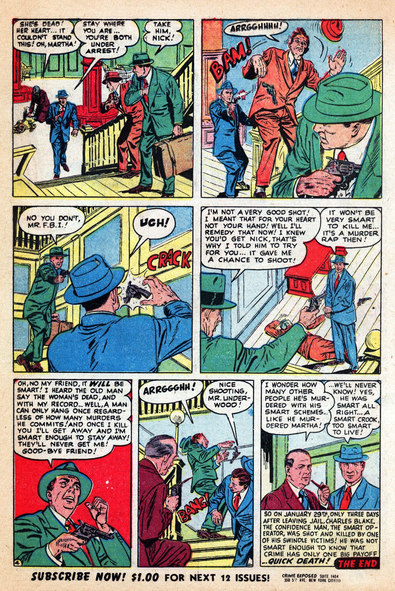 Read online Crime Exposed (1950) comic -  Issue #4 - 25
