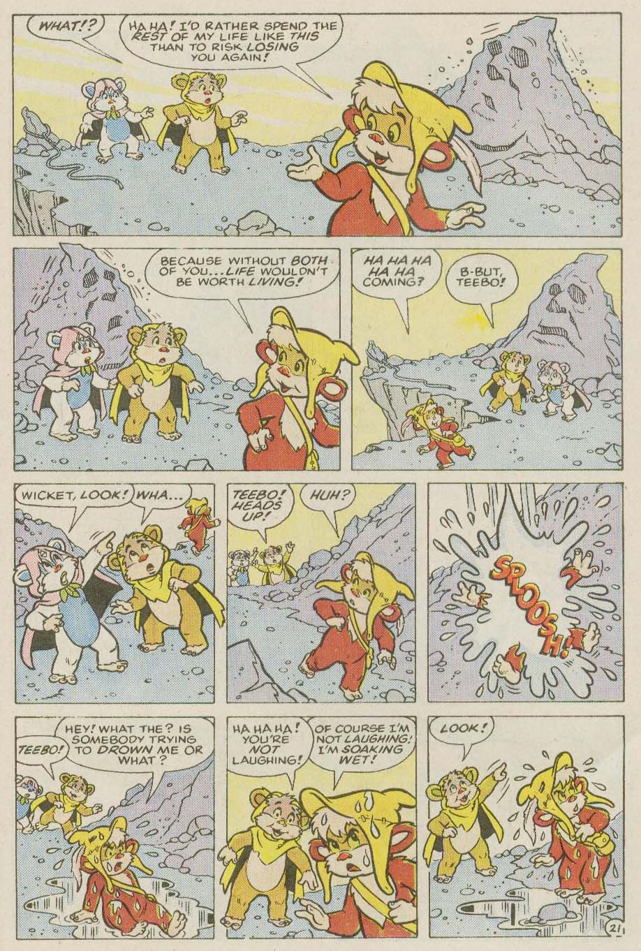 Read online Ewoks (1987) comic -  Issue #7 - 22