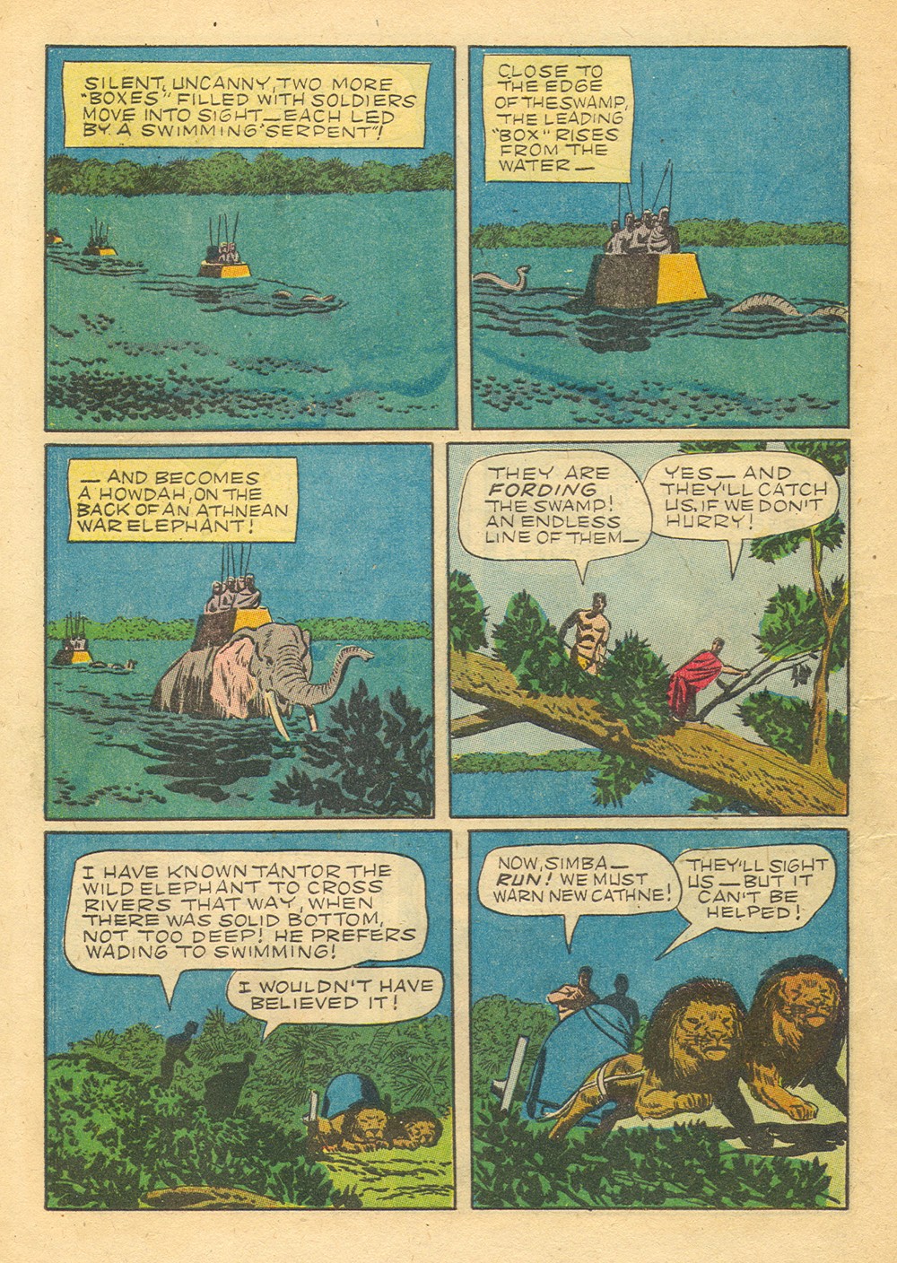 Read online Tarzan (1948) comic -  Issue #36 - 12