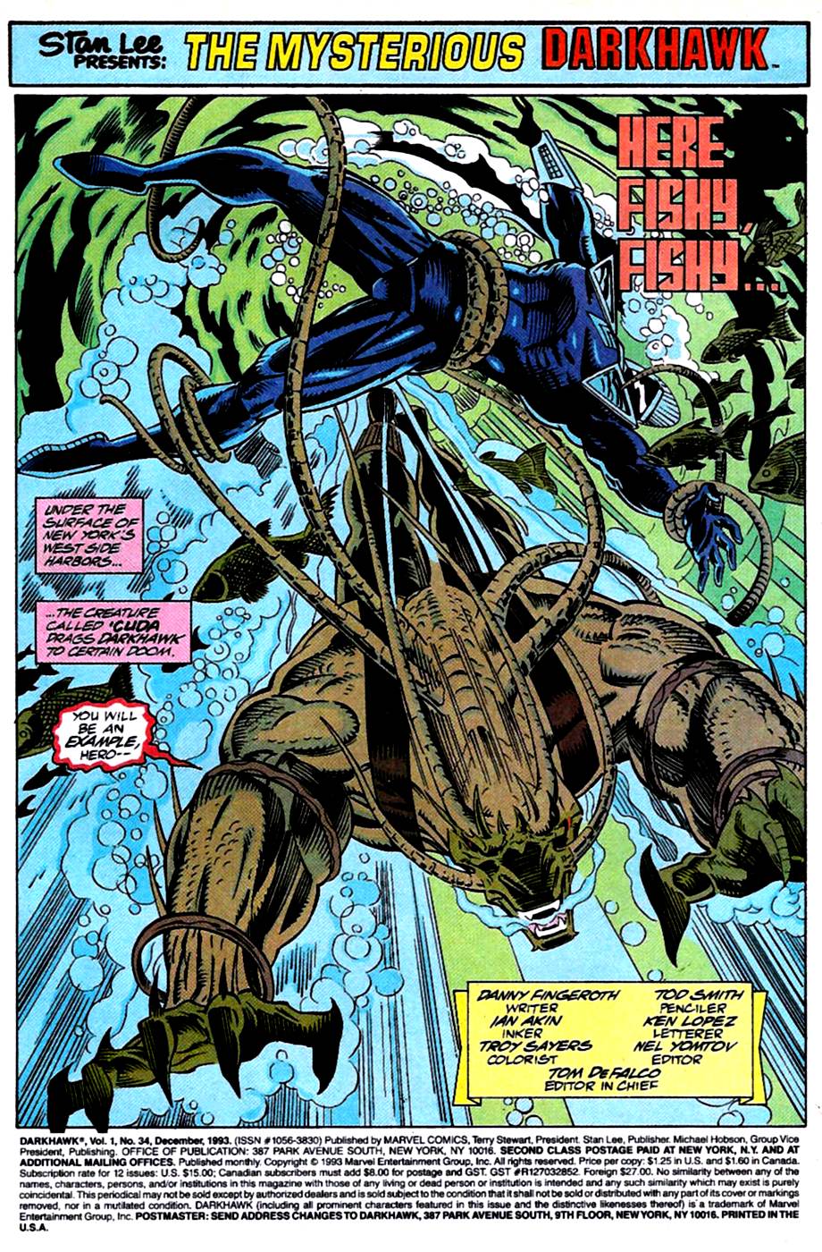Read online Darkhawk (1991) comic -  Issue #34 - 2
