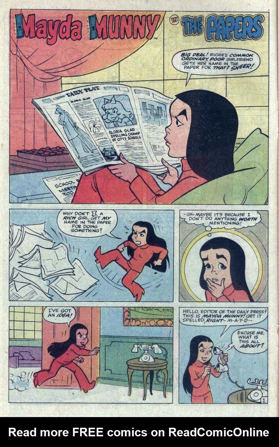 Read online Richie Rich And [...] comic -  Issue #10 - 12