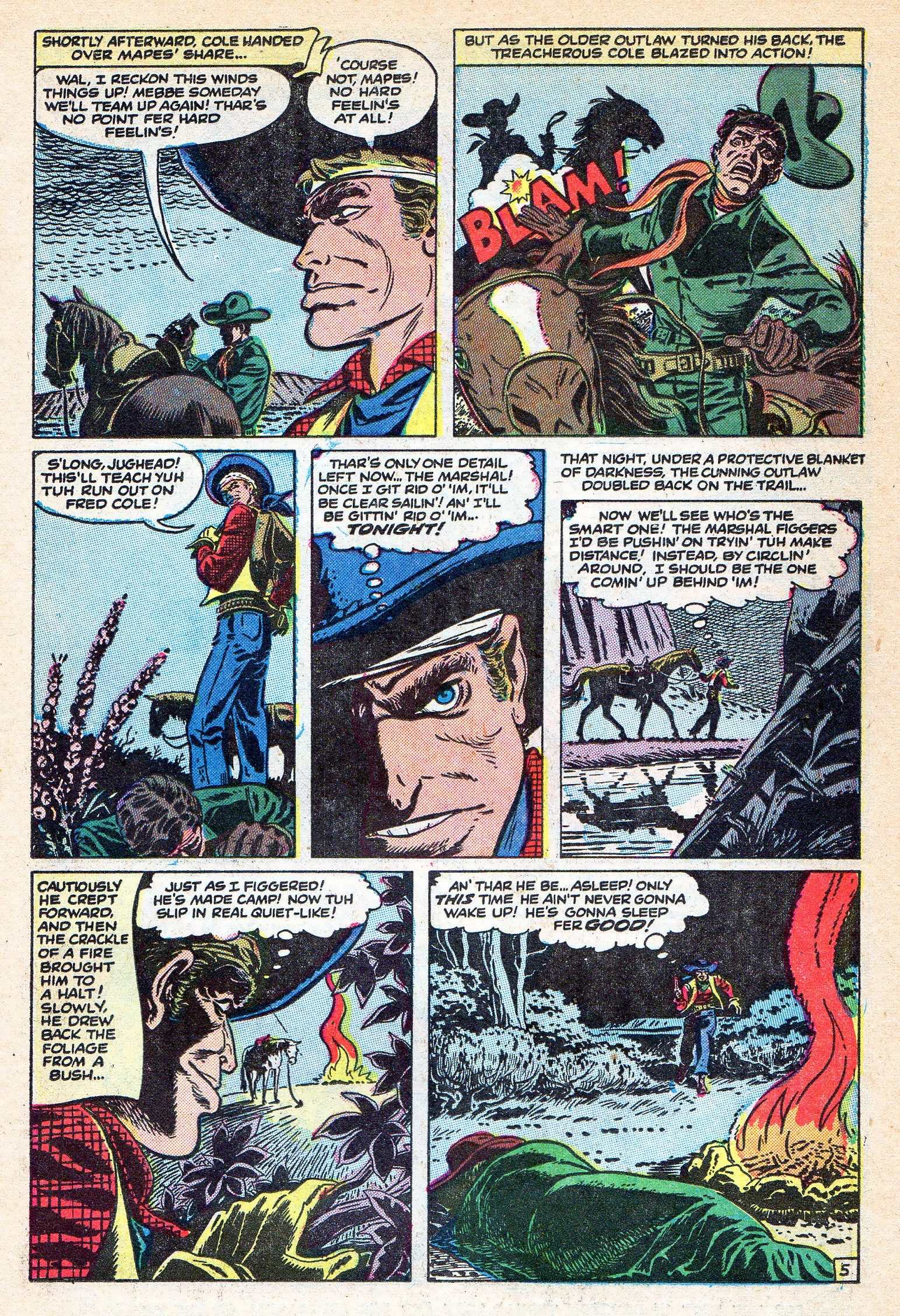 Read online Western Outlaws (1954) comic -  Issue #3 - 15