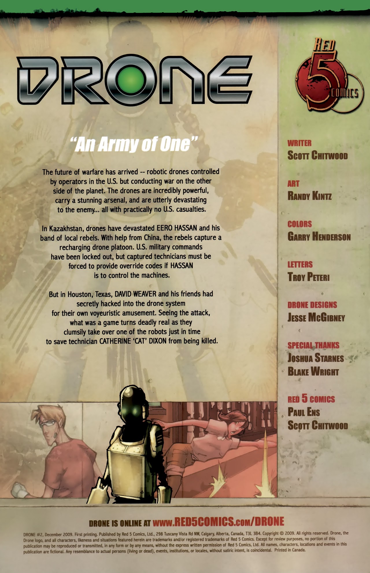 Read online Drone comic -  Issue #2 - 2