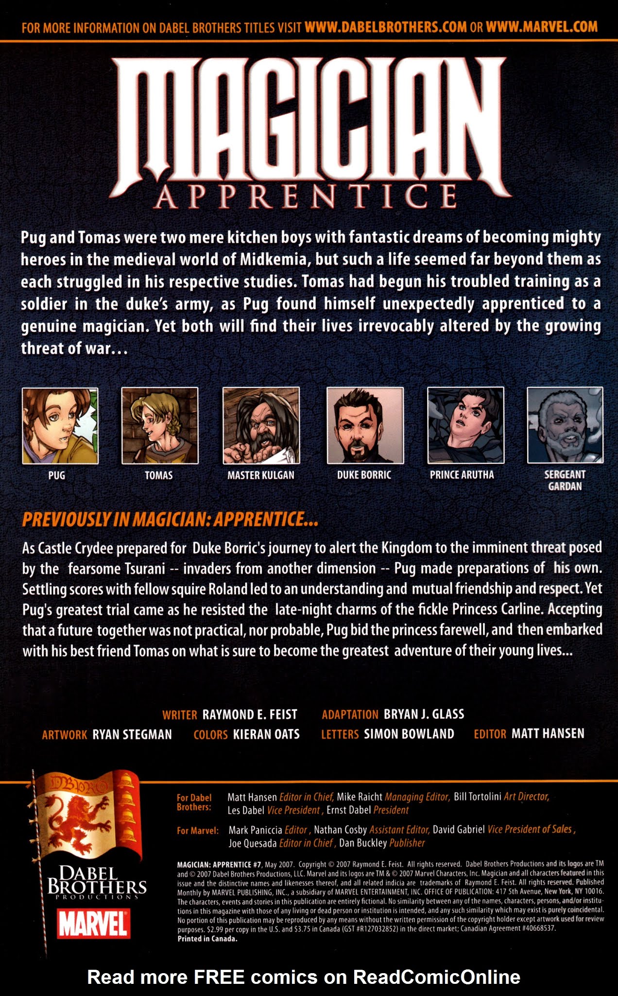 Read online Magician: Apprentice comic -  Issue #7 - 2