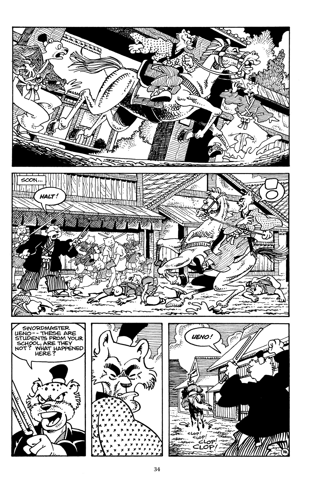 Read online The Usagi Yojimbo Saga comic -  Issue # TPB 2 - 34