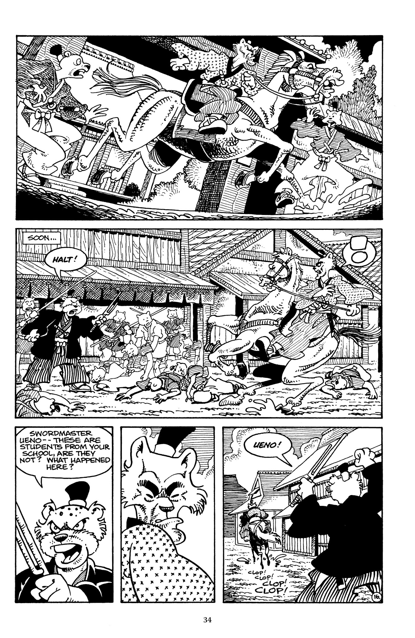 Read online The Usagi Yojimbo Saga comic -  Issue # TPB 2 - 34