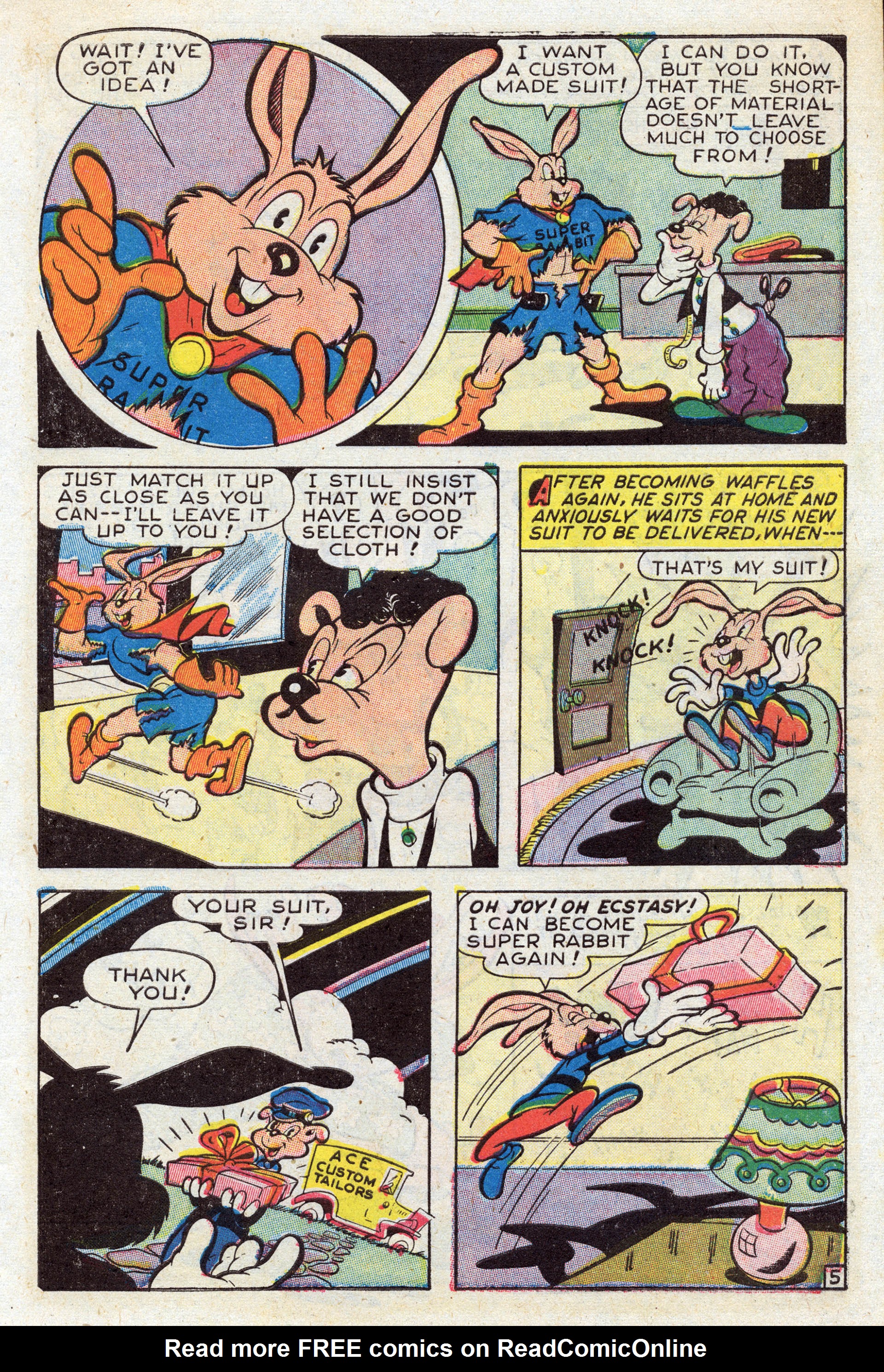 Read online Super Rabbit comic -  Issue #8 - 7