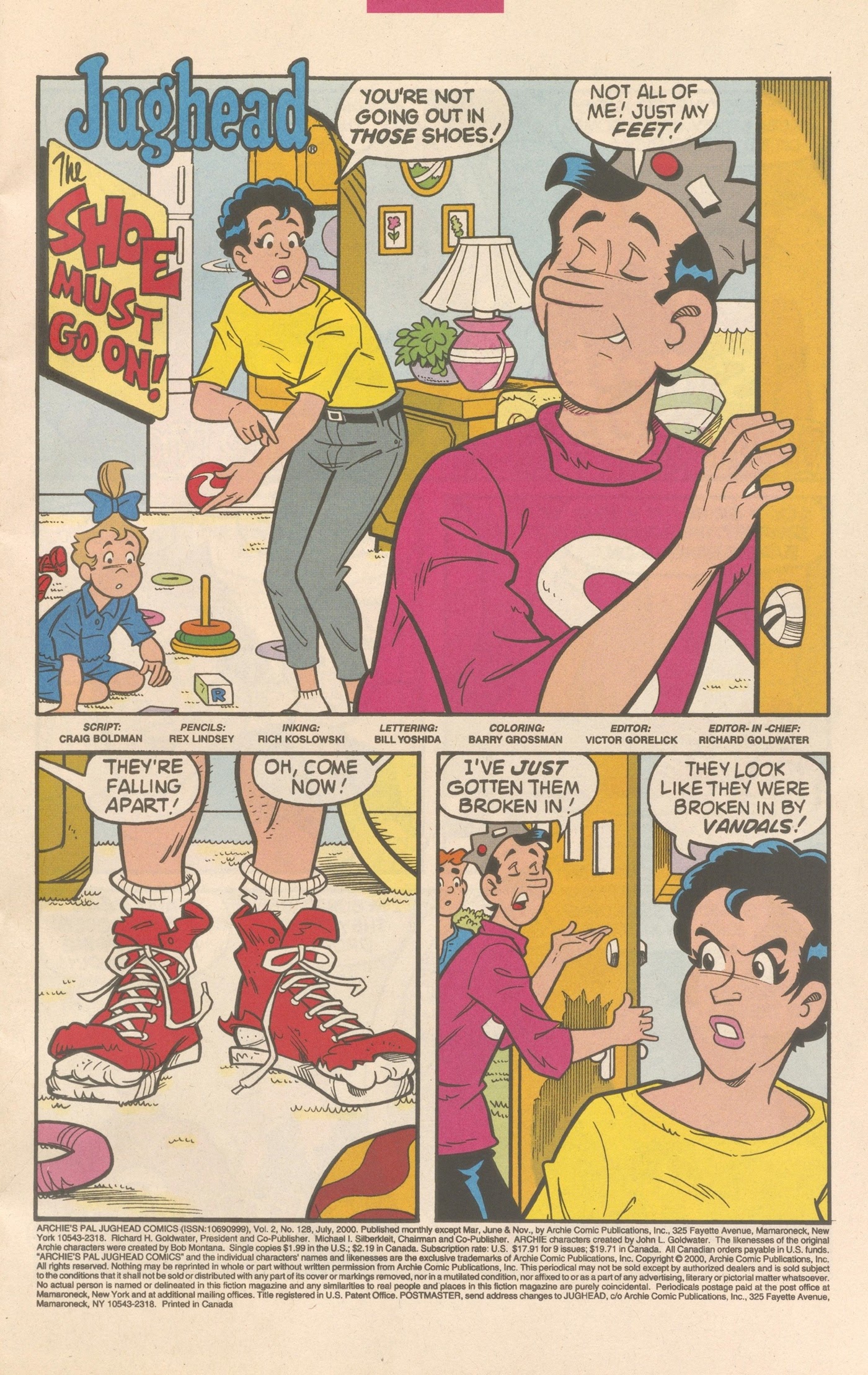 Read online Archie's Pal Jughead Comics comic -  Issue #128 - 3