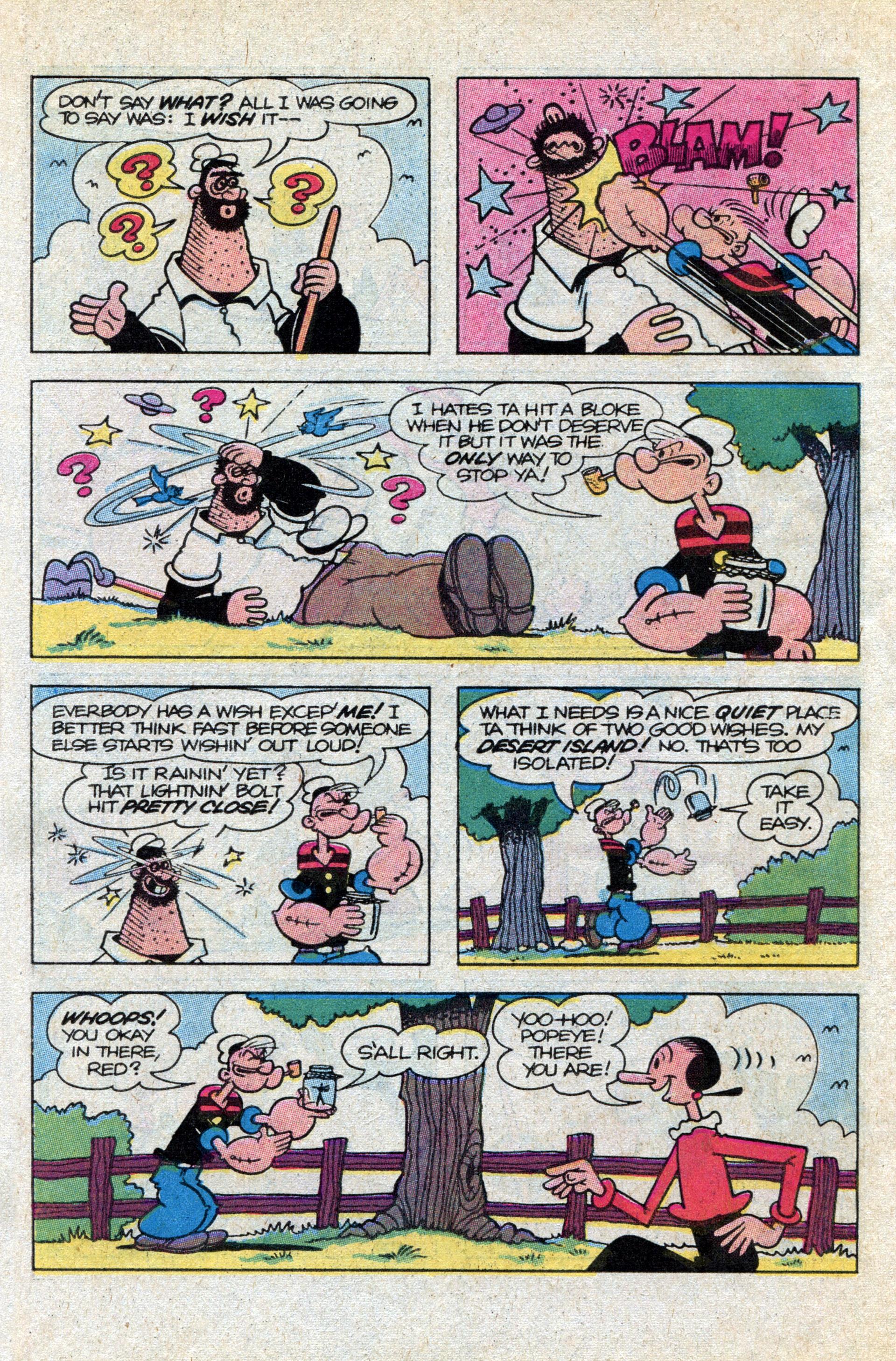 Read online Popeye (1948) comic -  Issue #167 - 22
