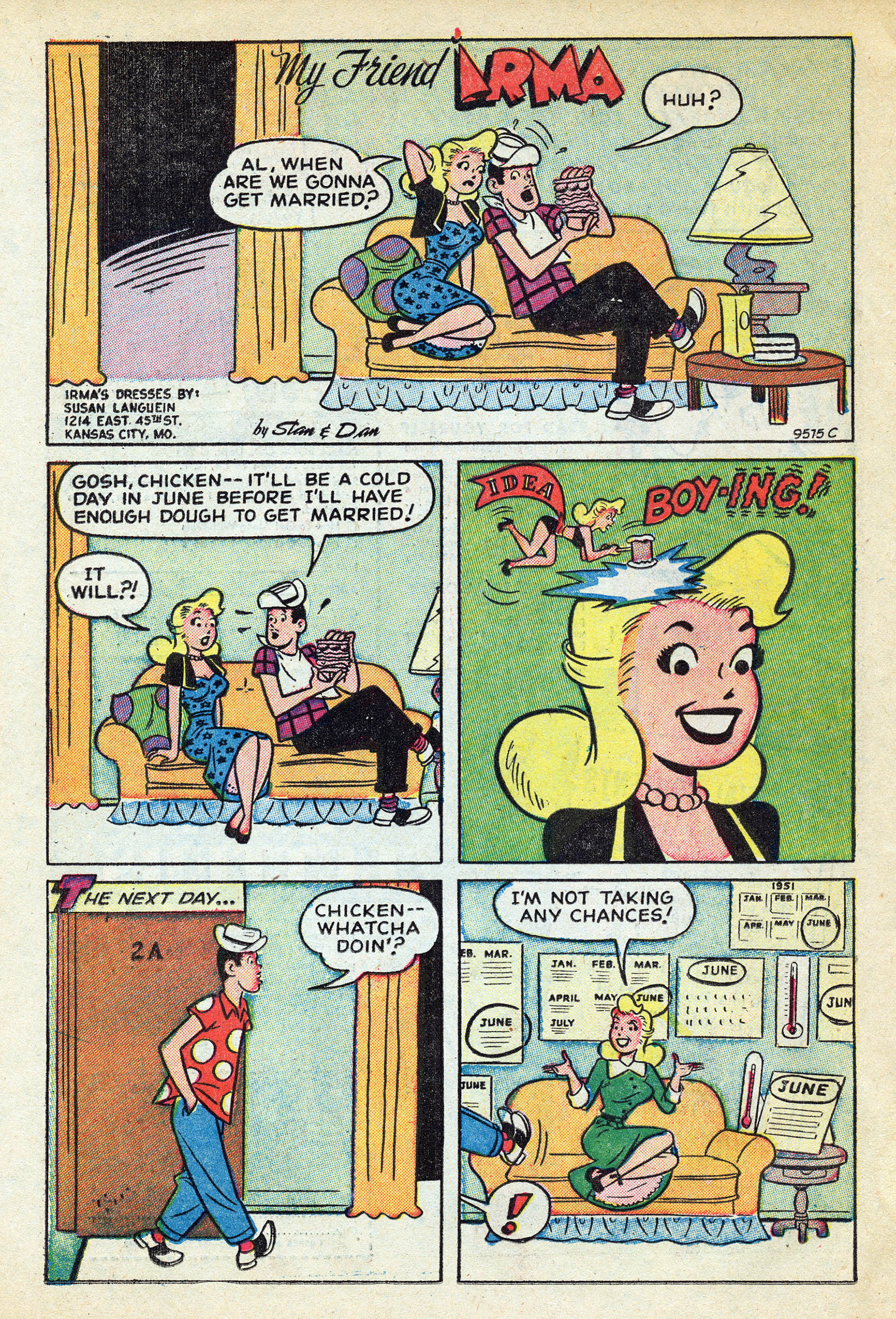Read online My Friend Irma comic -  Issue #17 - 22