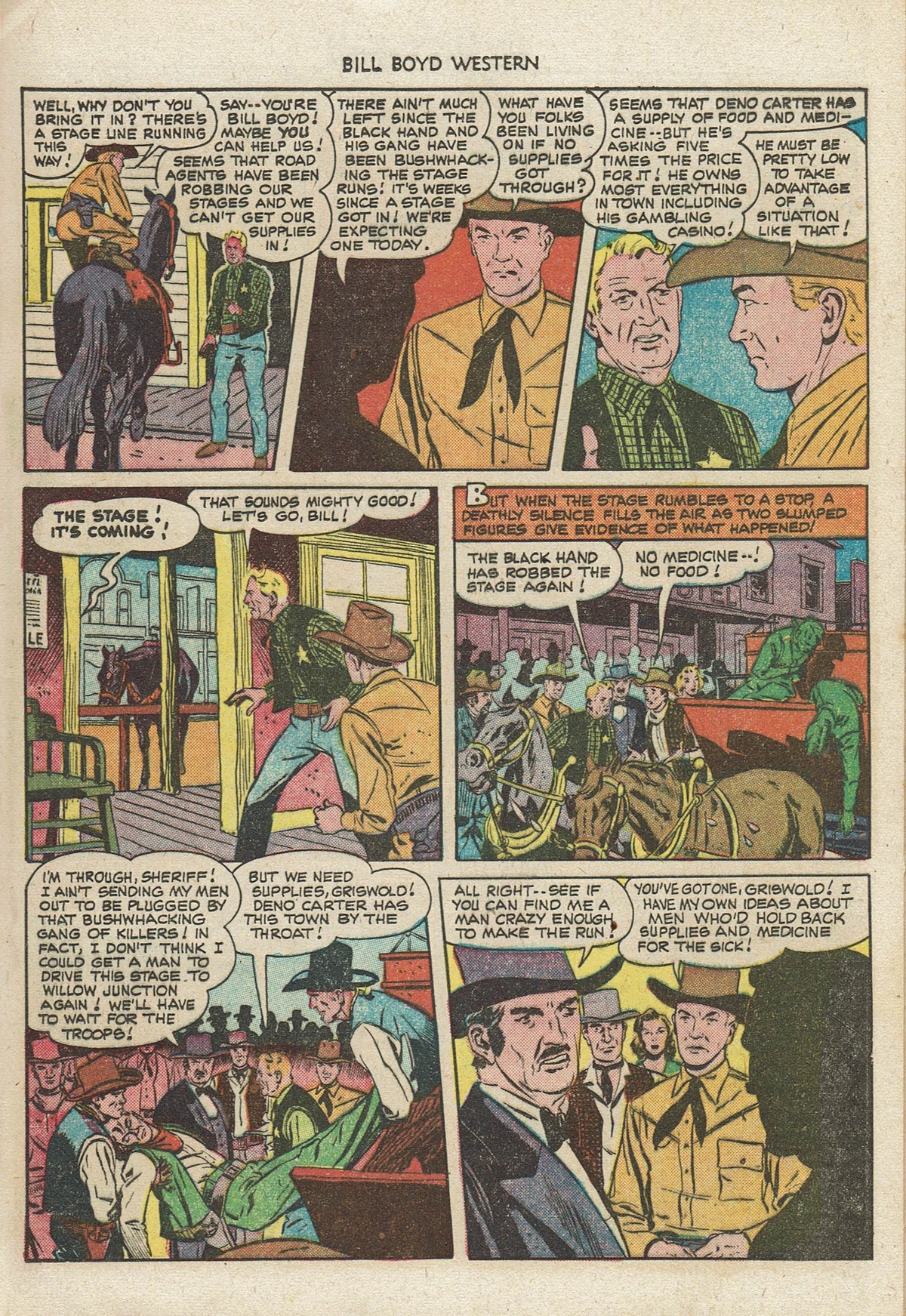 Read online Bill Boyd Western comic -  Issue #13 - 17