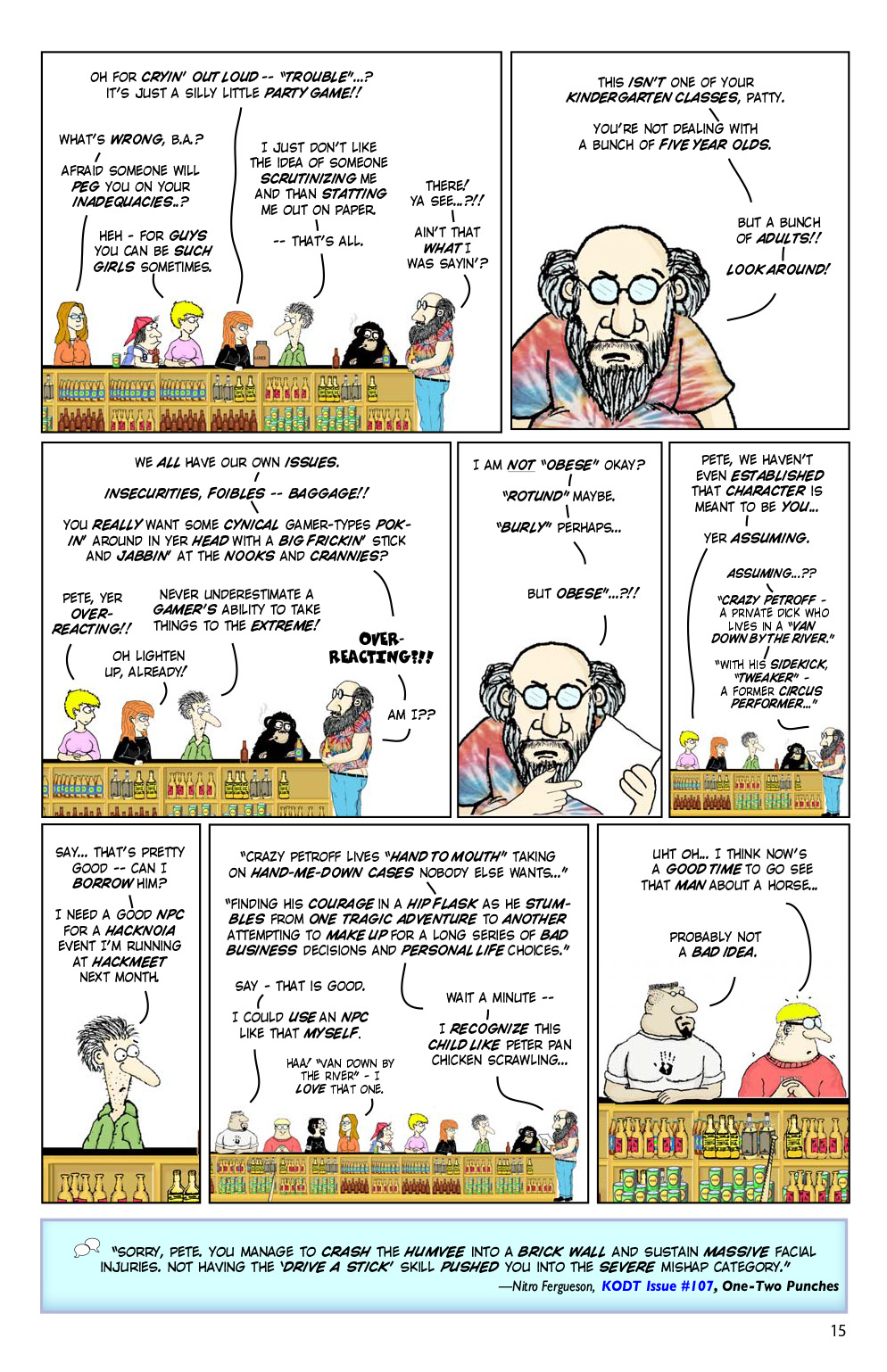 Read online Knights of the Dinner Table comic -  Issue #195 - 17