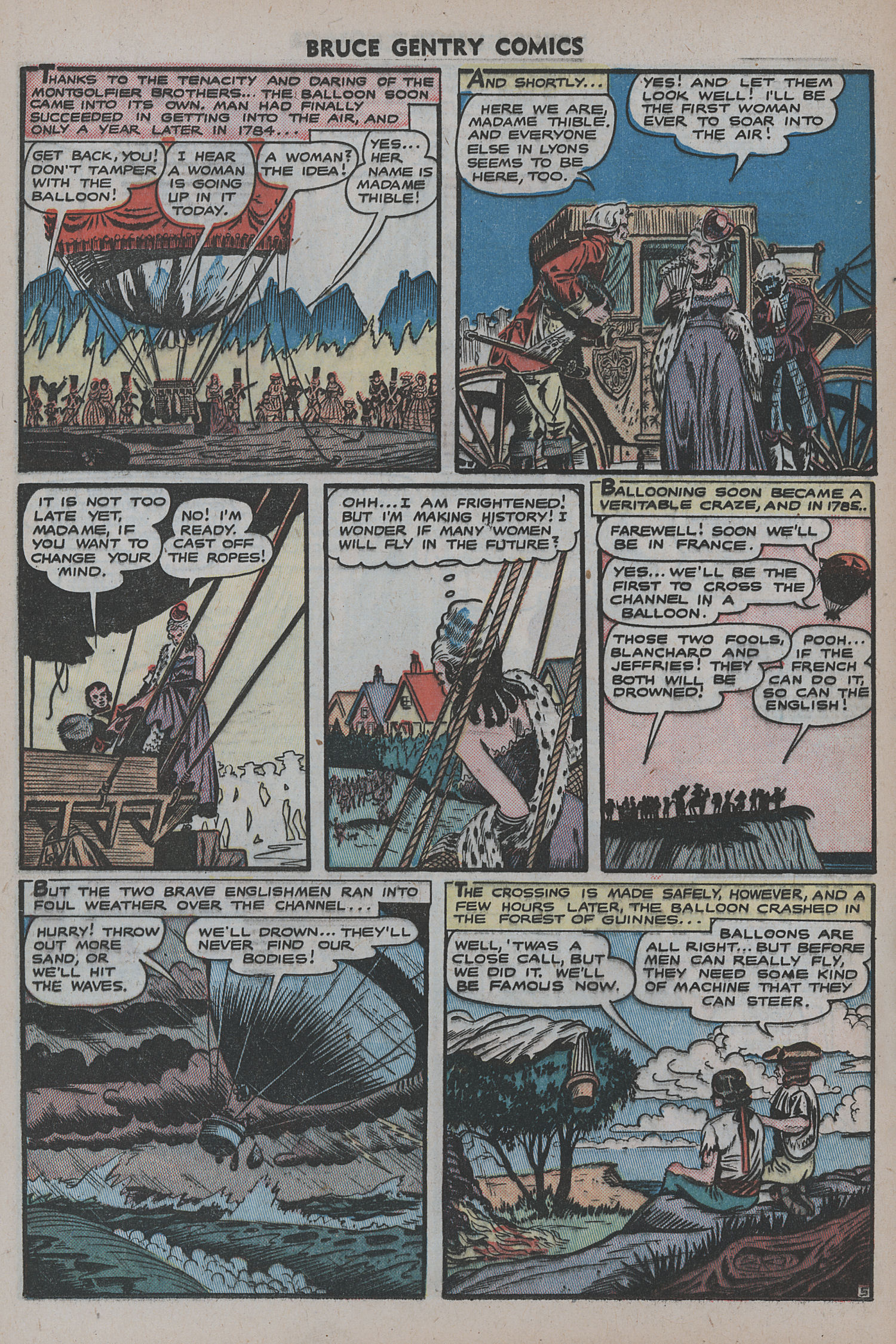 Read online Bruce Gentry comic -  Issue #8 - 16