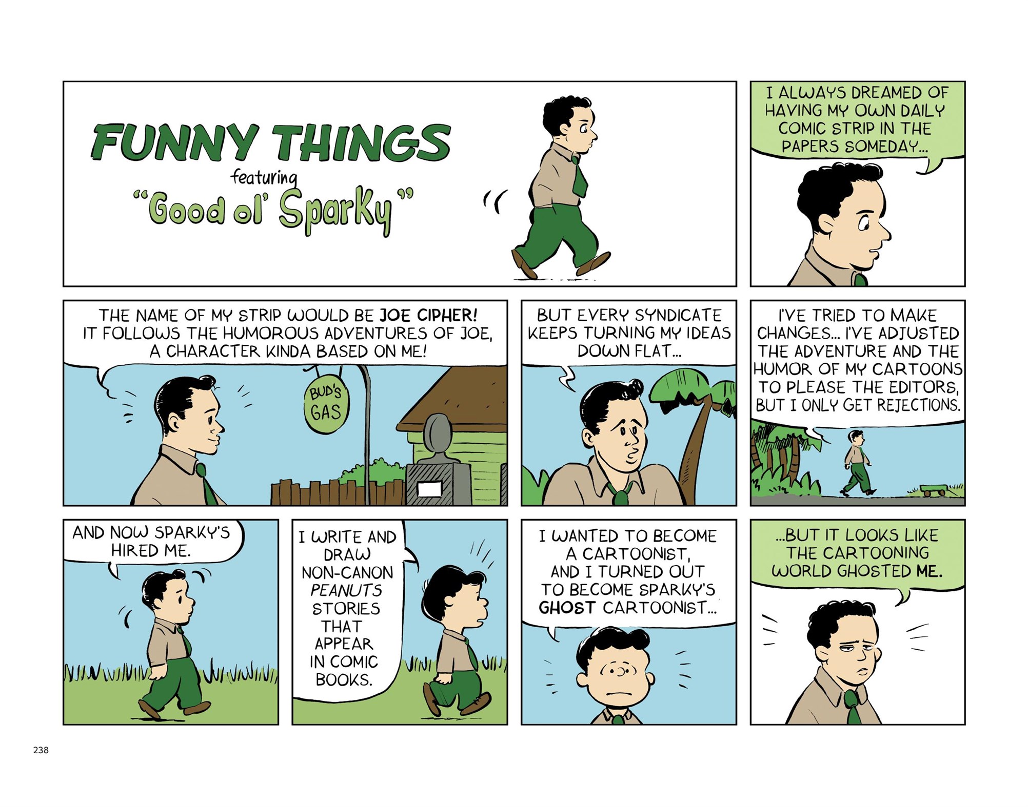 Read online Funny Things: A Comic Strip Biography of Charles M. Schulz comic -  Issue # TPB (Part 3) - 41