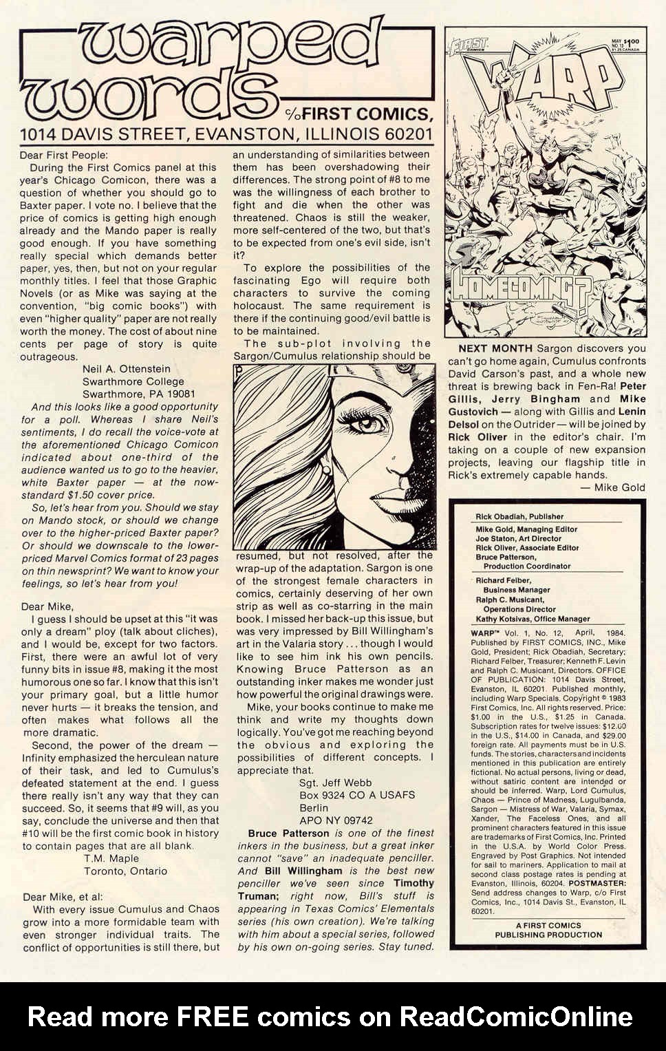 Read online Warp comic -  Issue #12 - 2