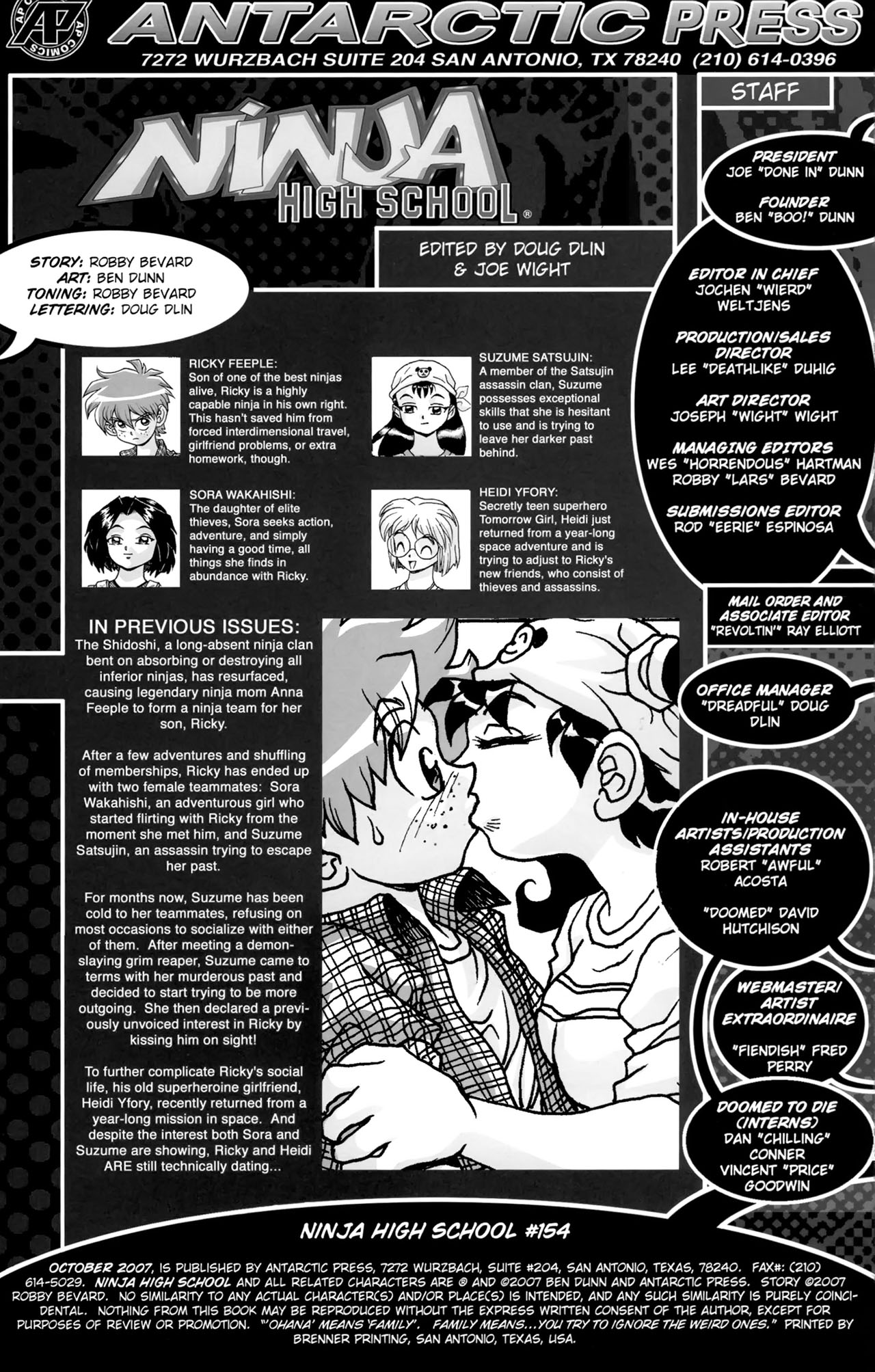 Read online Ninja High School (1986) comic -  Issue #154 - 2