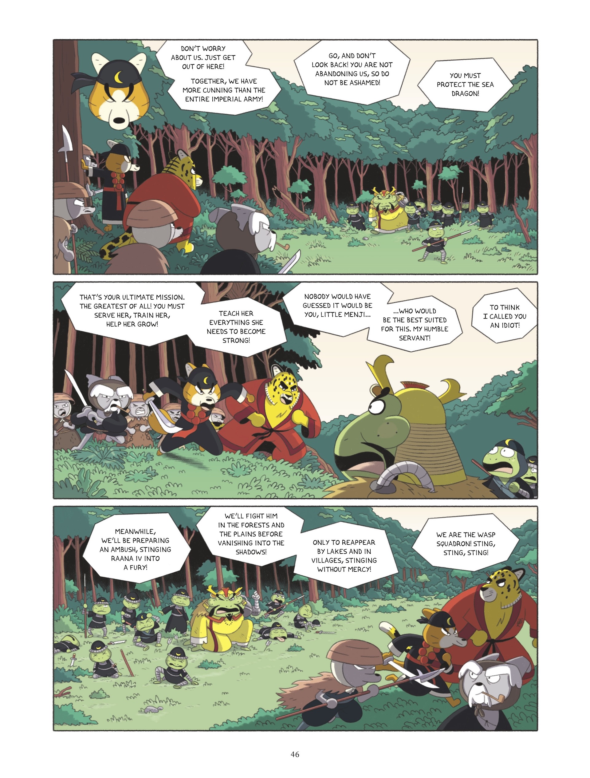 Read online Menji and the Ruins of Mount Mystery comic -  Issue # Full - 46