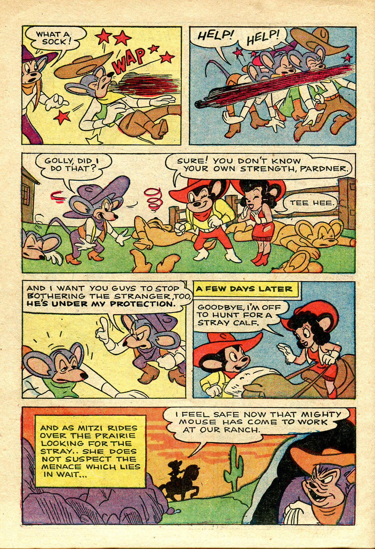 Read online Paul Terry's Mighty Mouse Comics comic -  Issue #37 - 10