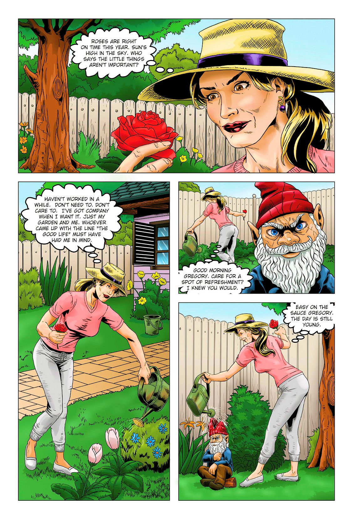 Read online The Secret Lives of Julie Newmar comic -  Issue #0 - 3