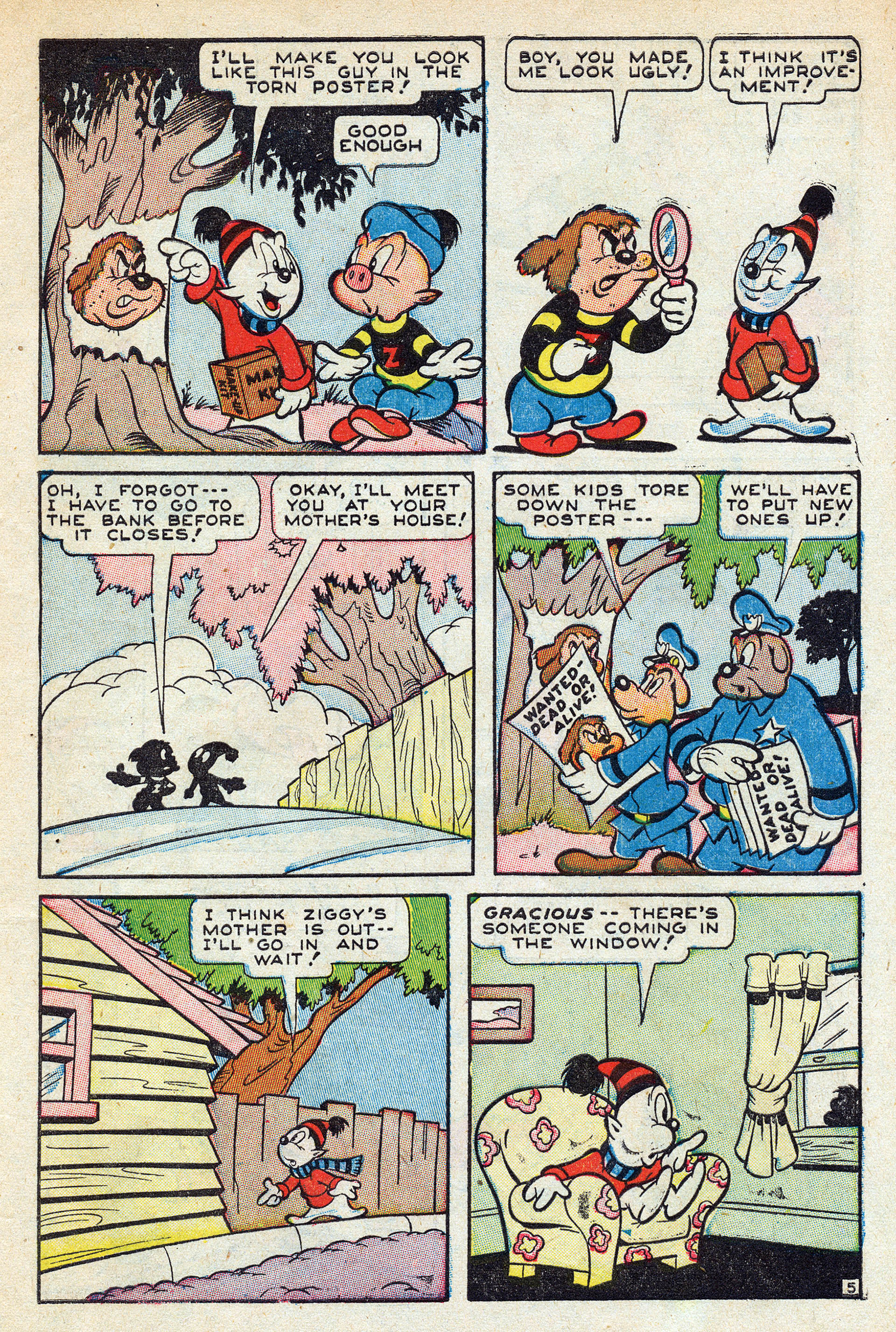 Read online Ziggy Pig-Silly Seal Comics (1944) comic -  Issue #5 - 7