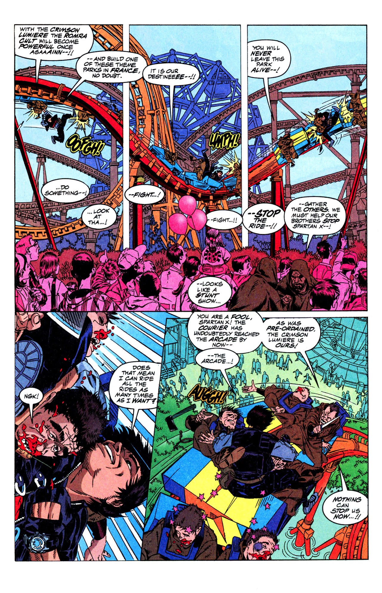 Read online Jackie Chan's Spartan X: The Armour of Heaven comic -  Issue #1 - 5