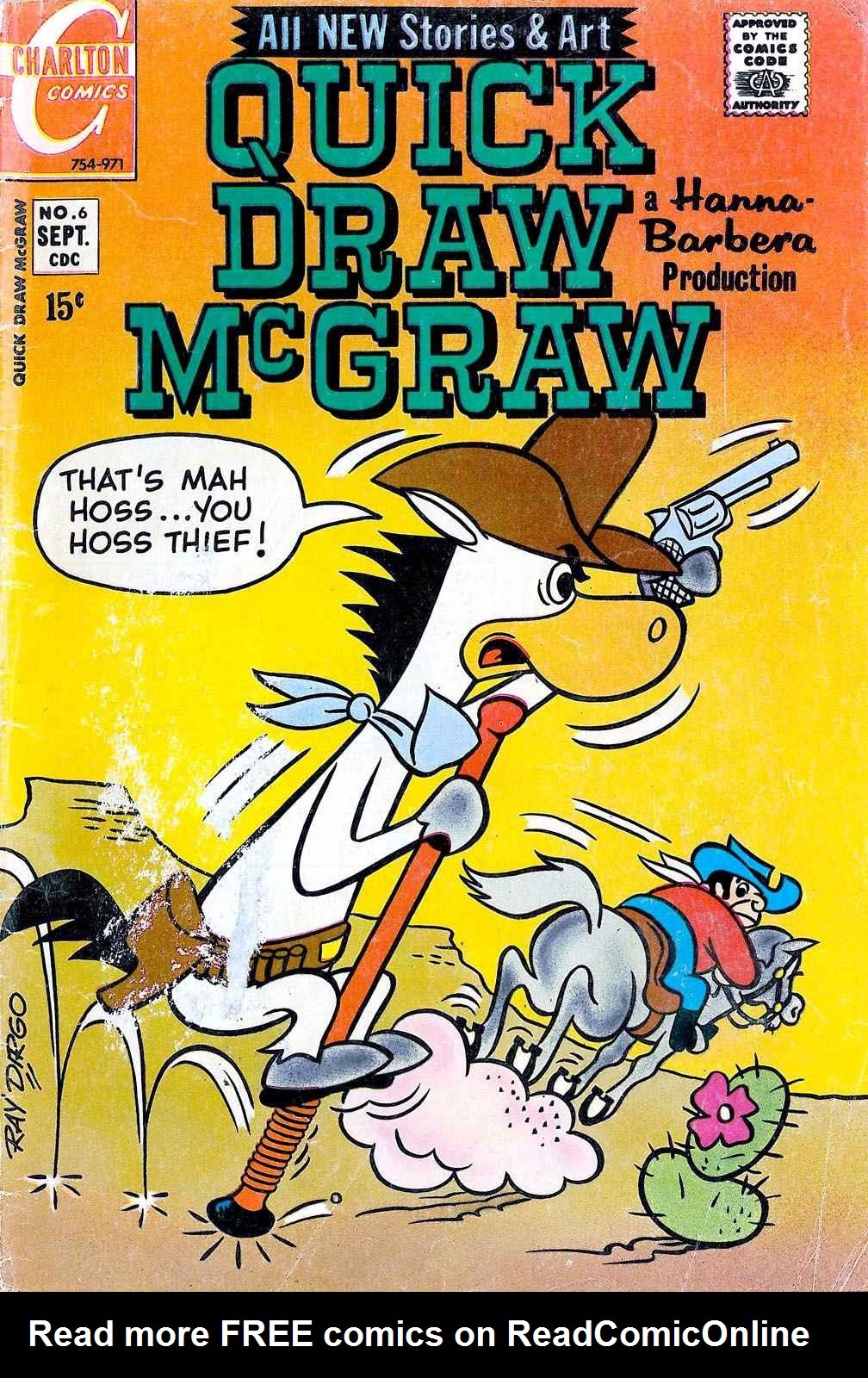 Read online Quick Draw McGraw comic -  Issue #6 - 1