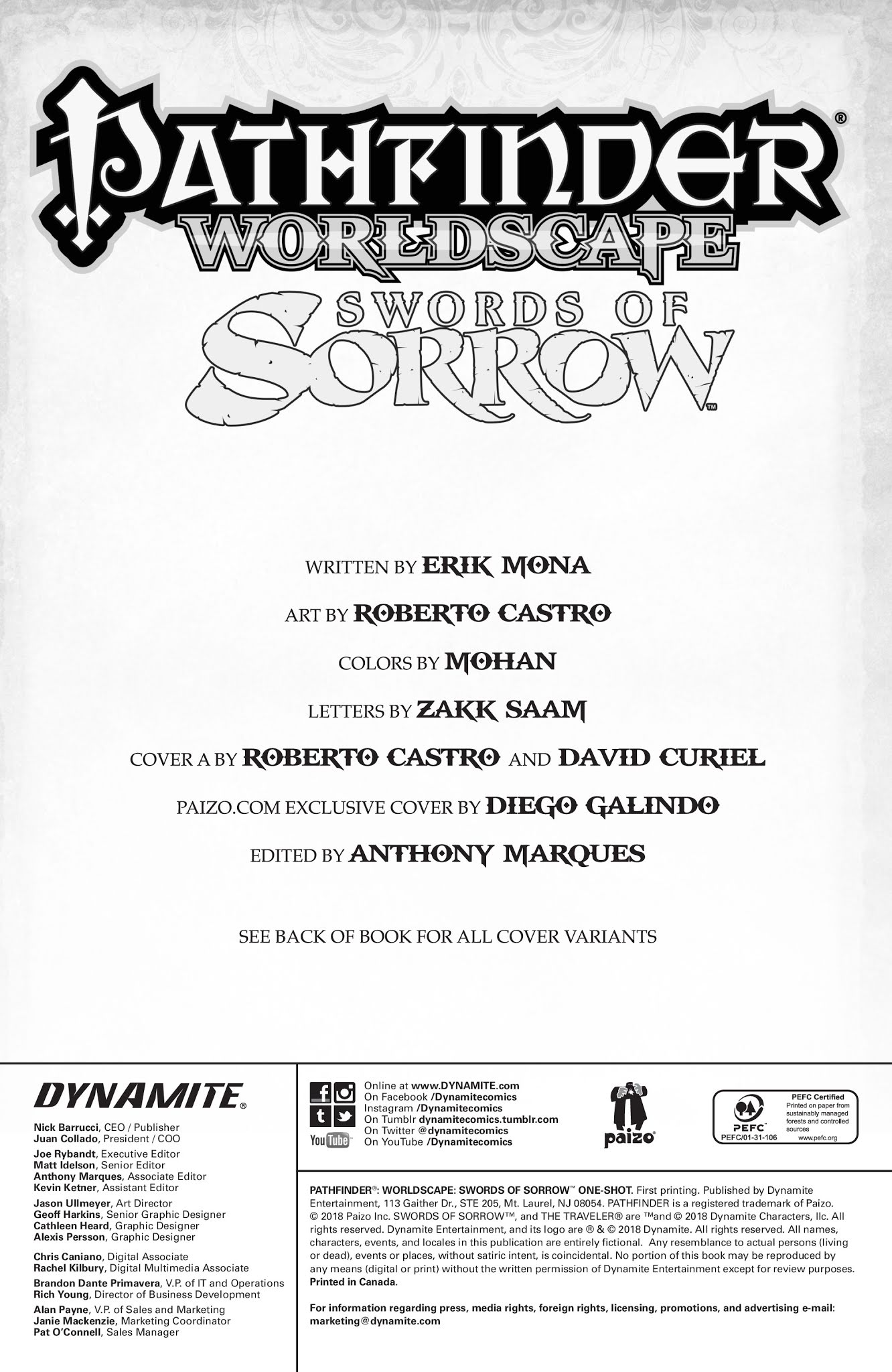 Read online Pathfinder: Worldscape (2018) comic -  Issue # Swords of Sorrow - 2