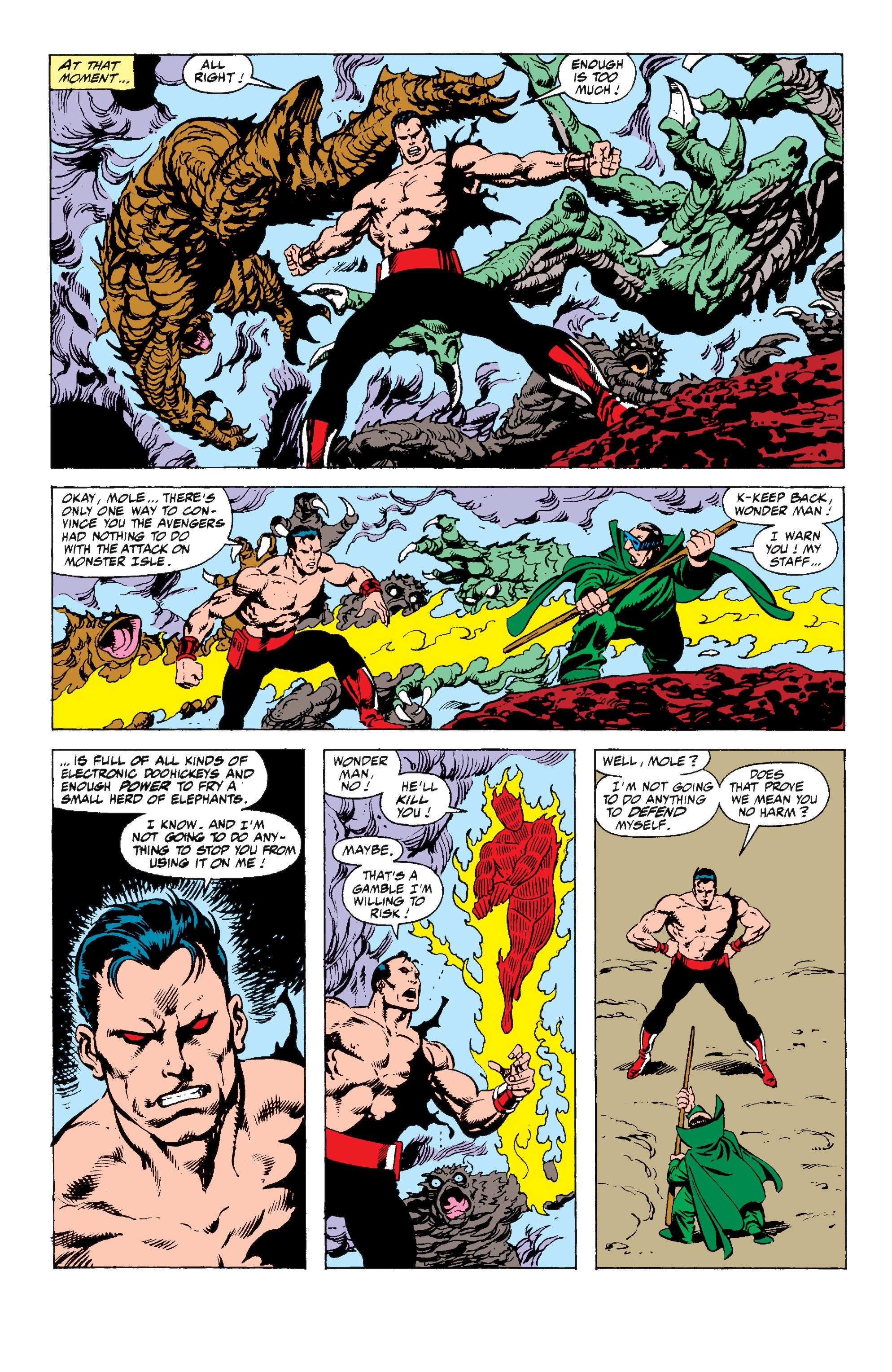 Read online Avengers West Coast Epic Collection: How The West Was Won comic -  Issue #Avengers West Coast Epic Collection Darker Than Scarlet (Part 1) - 92