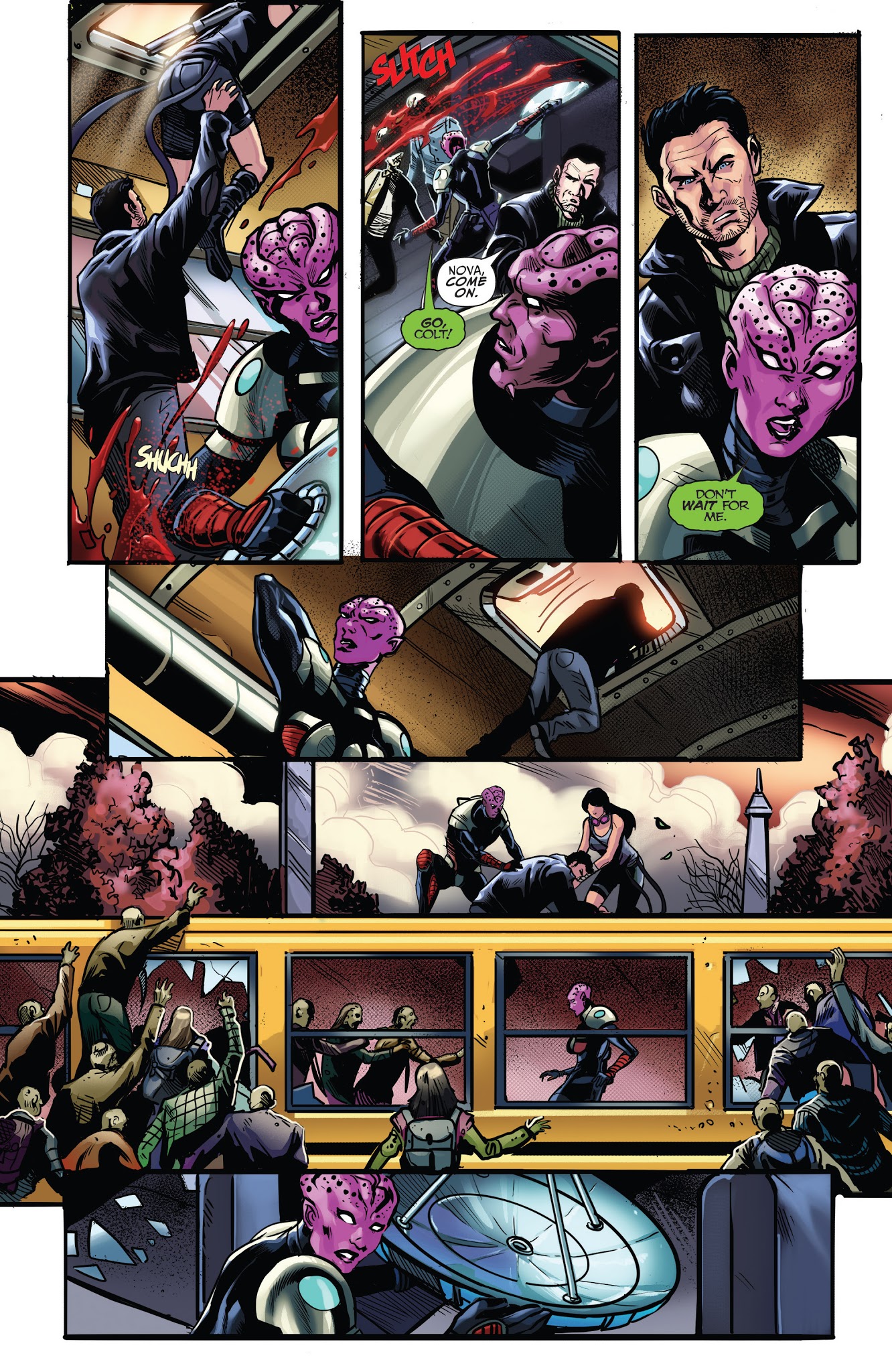 Read online Aliens vs. Zombies comic -  Issue #4 - 10