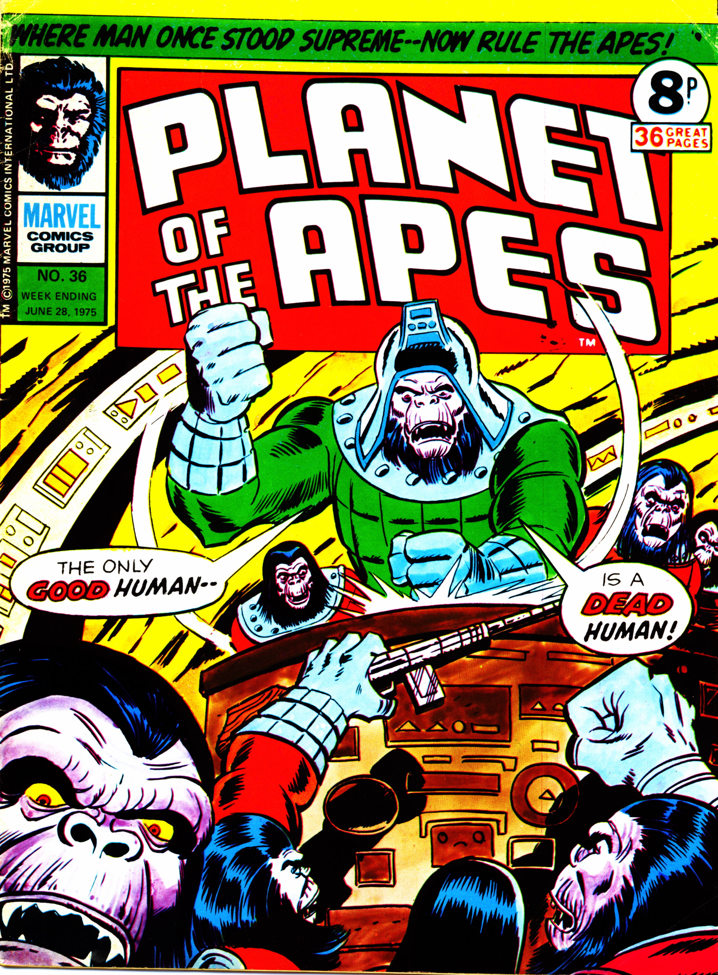 Read online Planet of the Apes (1974) comic -  Issue #36 - 1