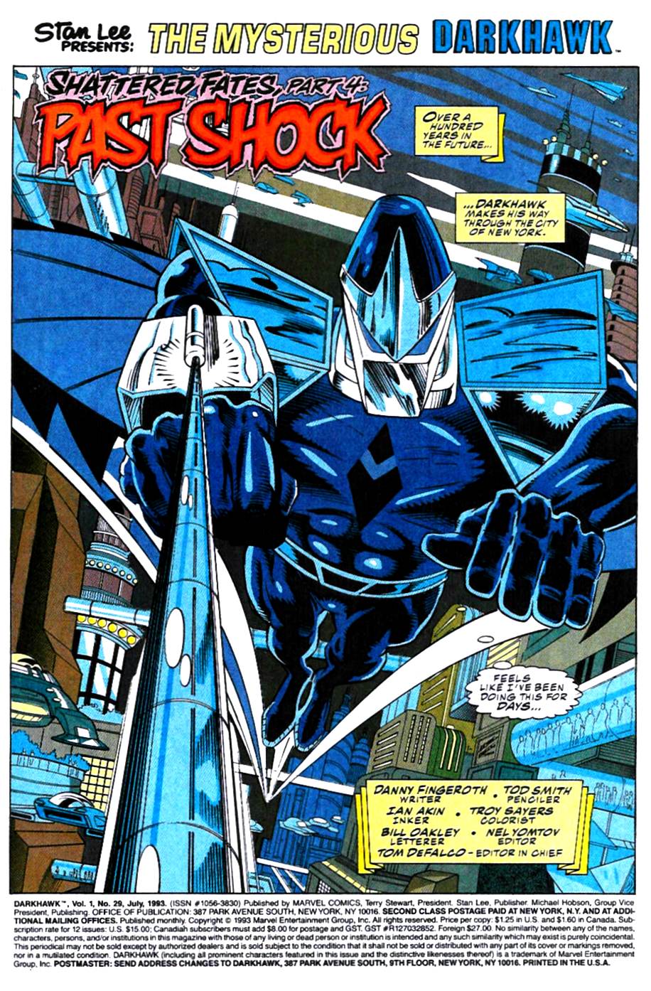 Read online Darkhawk (1991) comic -  Issue #29 - 2