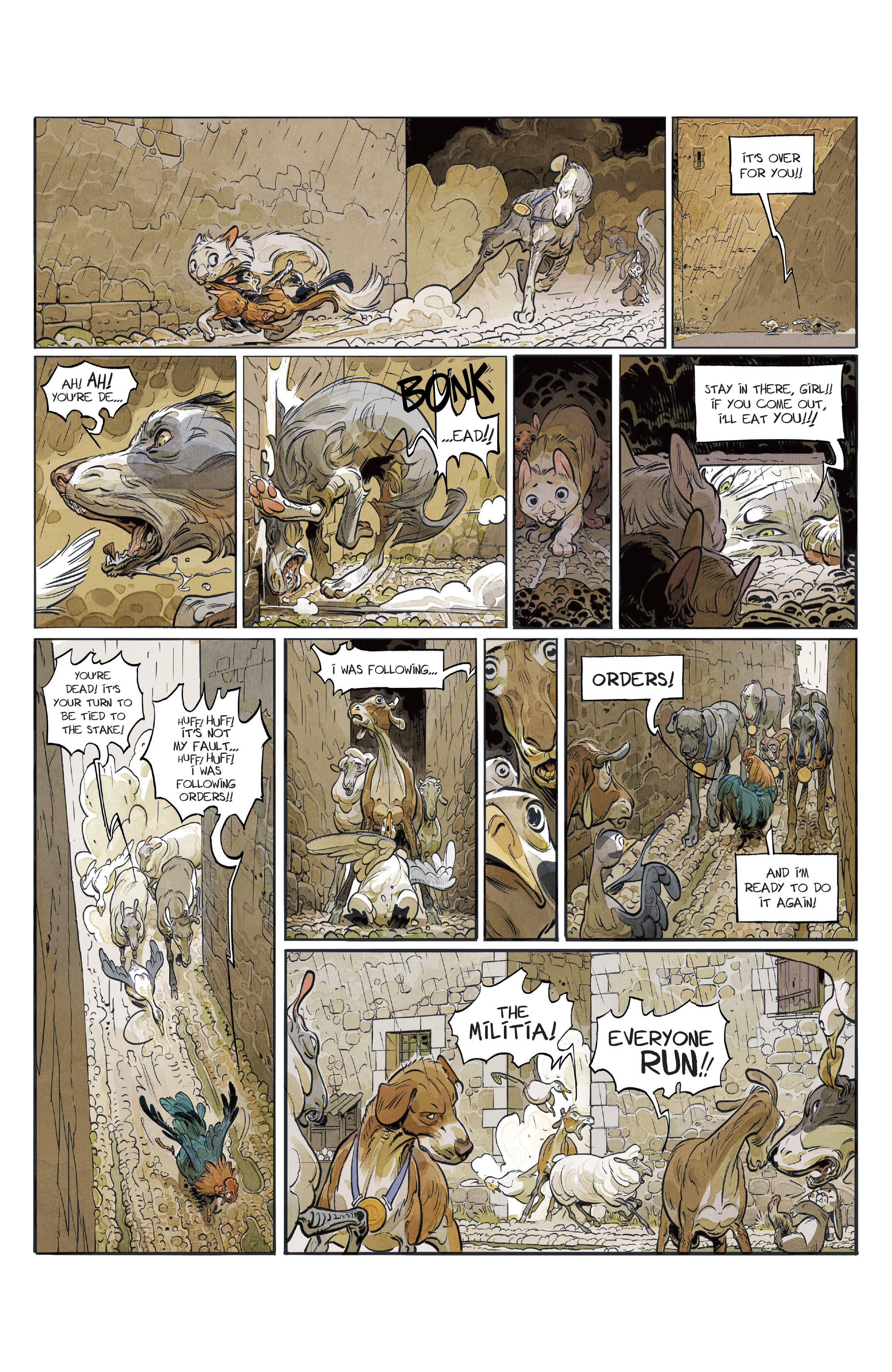 Read online Animal Castle comic -  Issue #1 - 21