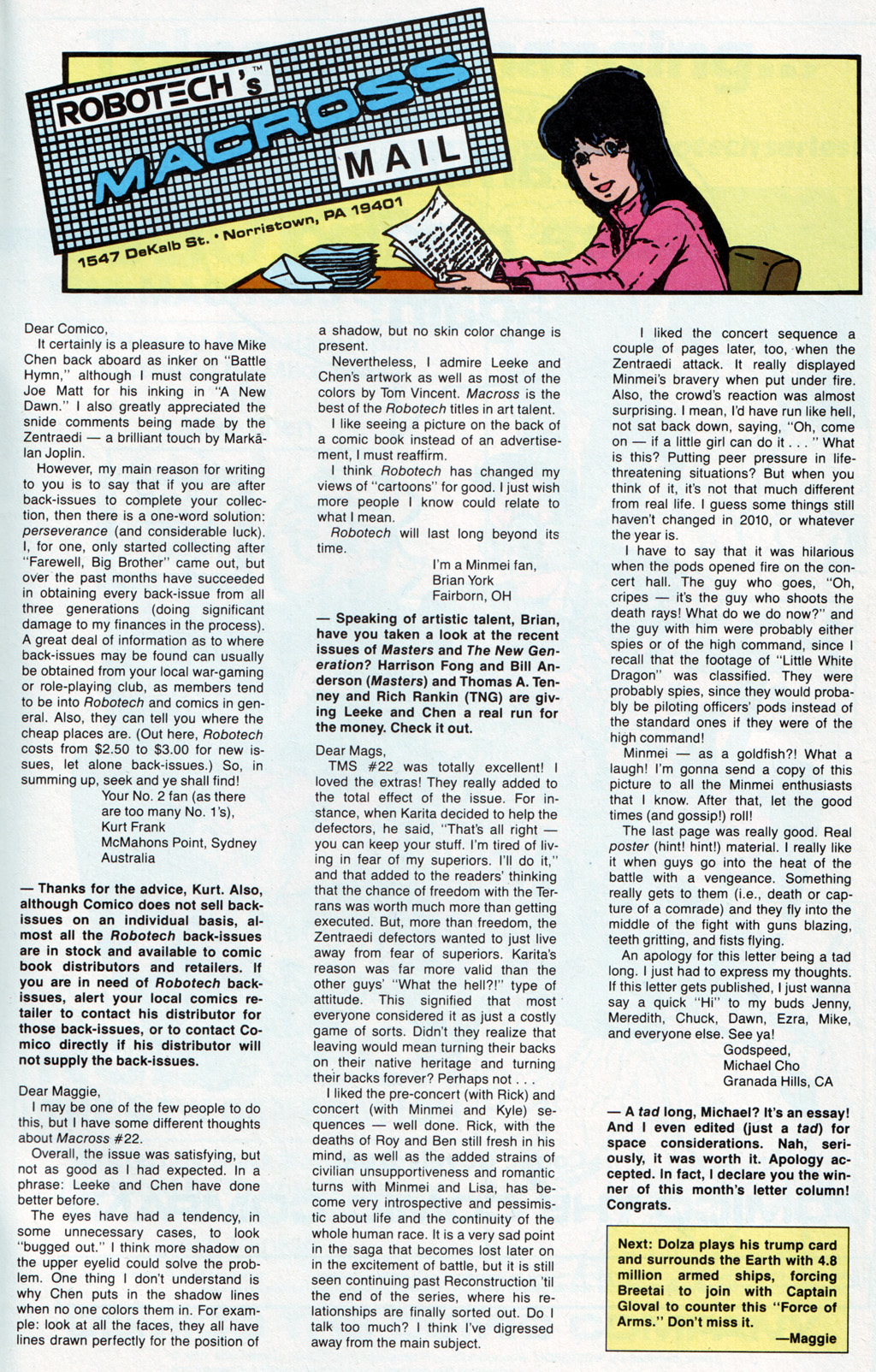 Read online Robotech The Macross Saga comic -  Issue #26 - 28