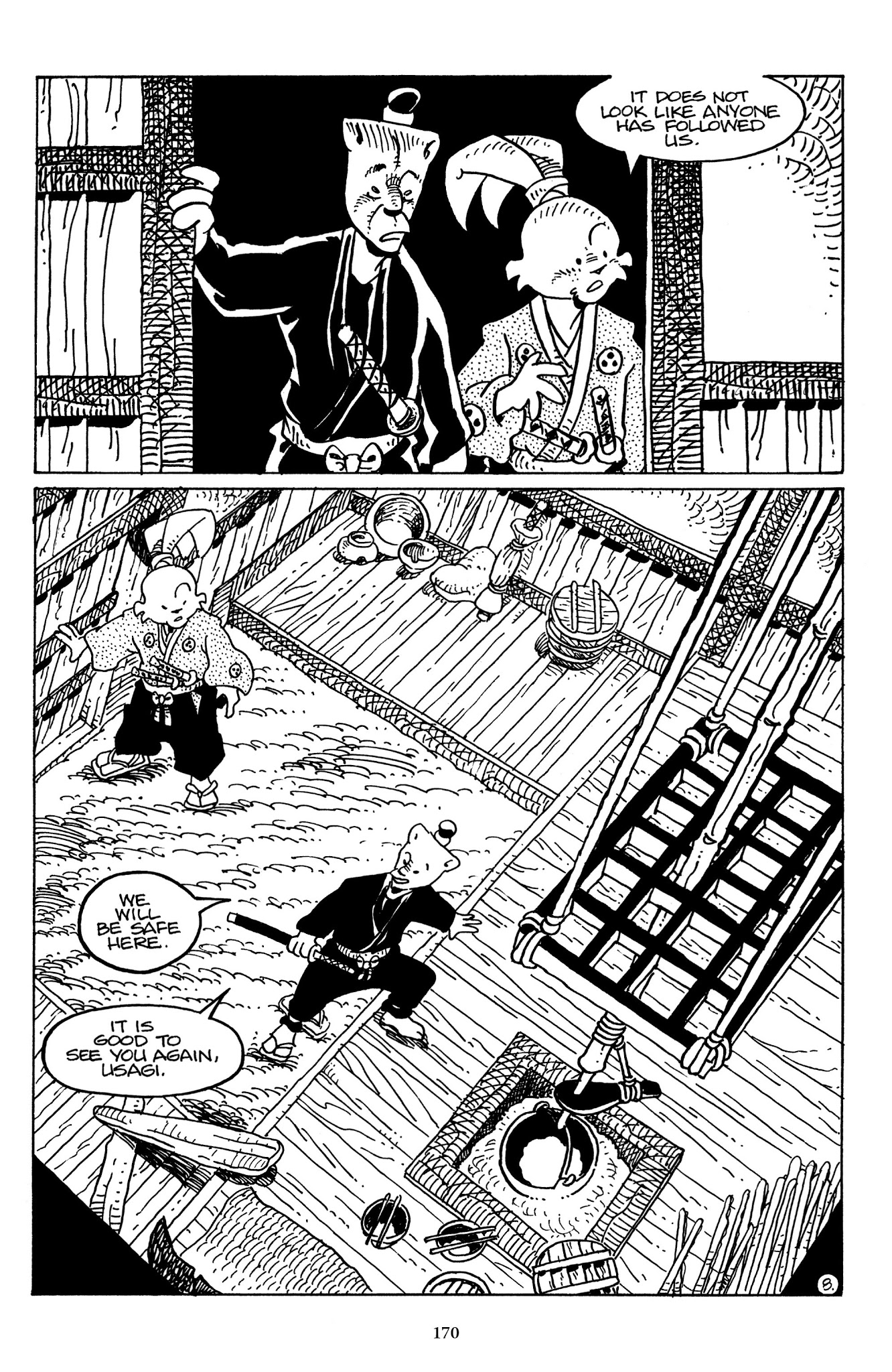 Read online The Usagi Yojimbo Saga comic -  Issue # TPB 7 - 166