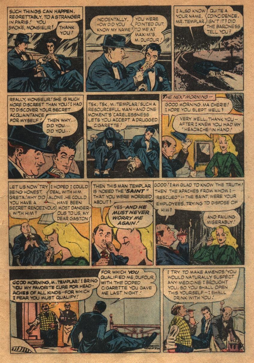 Read online The Saint (1947) comic -  Issue #10 - 7