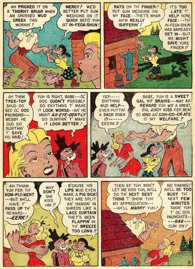 Read online Babe (1948) comic -  Issue #10 - 16