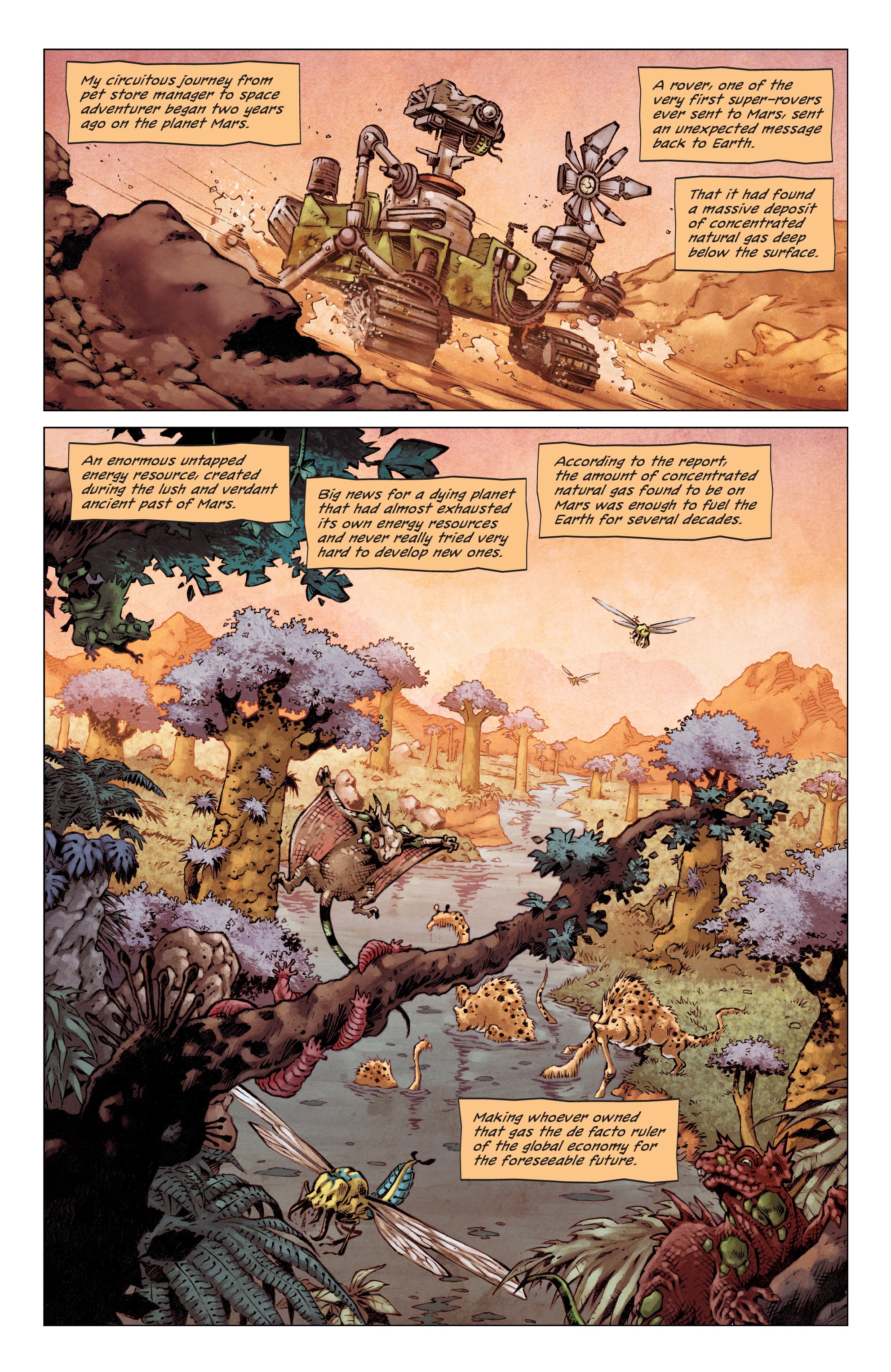 Read online Traveling To Mars comic -  Issue #1 - 10