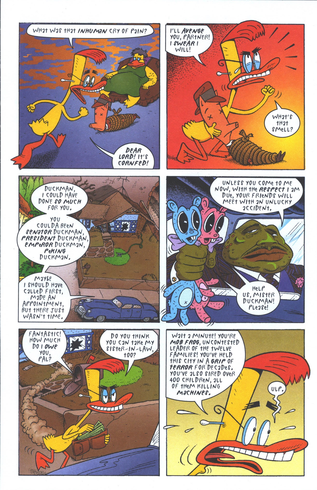 Read online Duckman : The Mob Frog Saga comic -  Issue #1 - 12